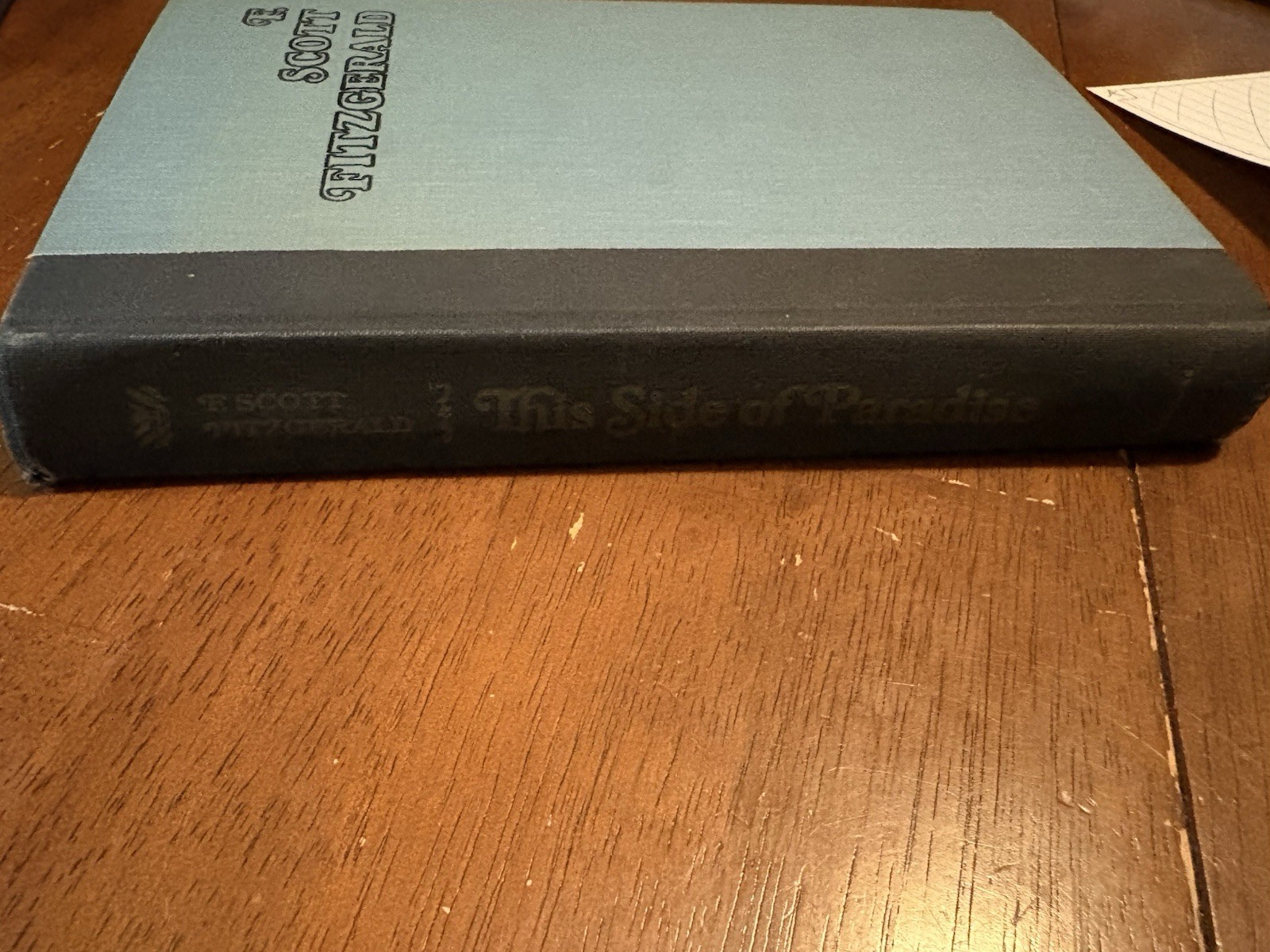 F. Scott Fitzgerald This Side of Paradise Hardcover Scribner