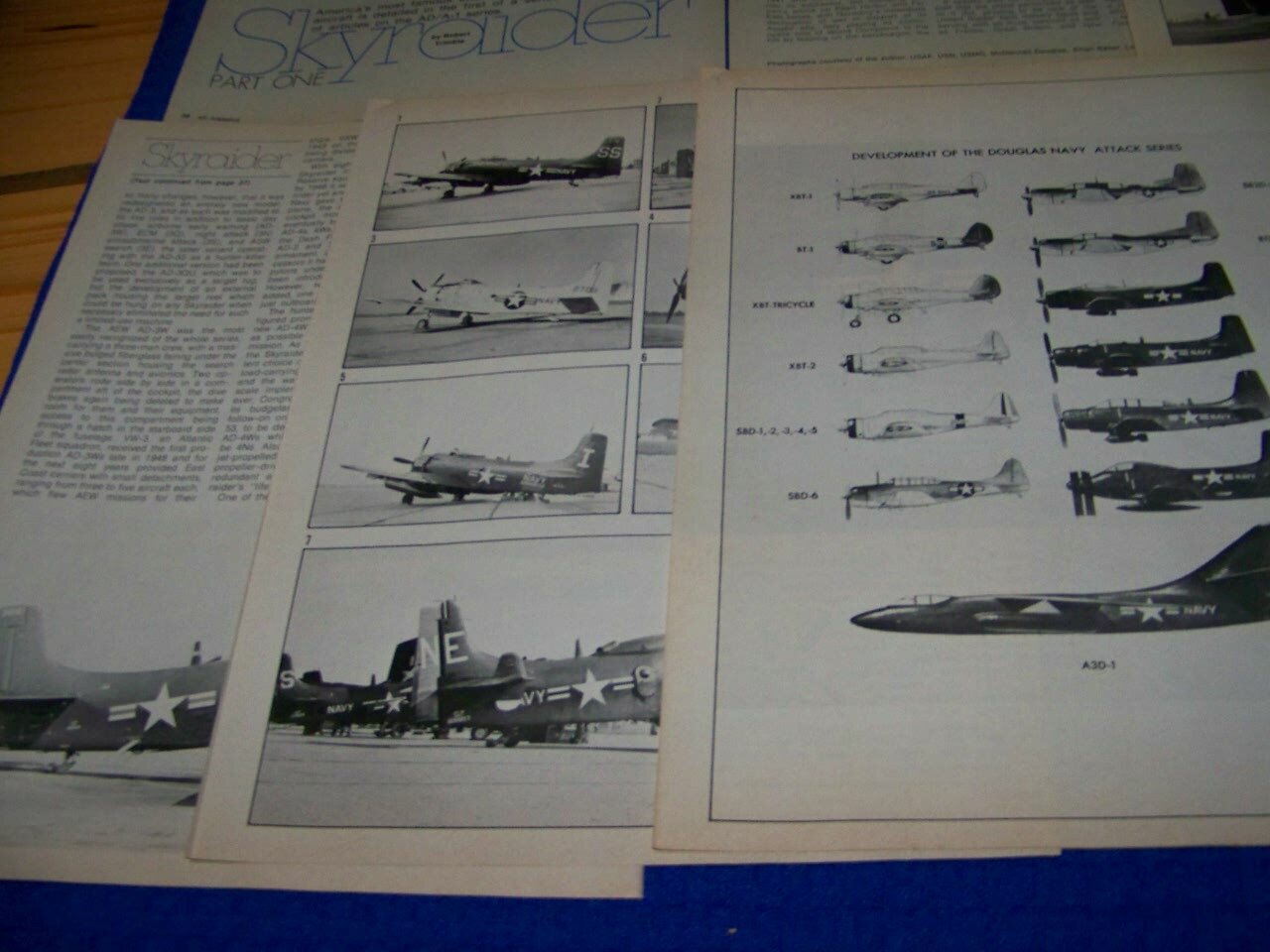 AD/A-1 SKYRADER SERIES & CURTISS GULFHAWK IA..HISTORY/PHOTOS/DRAWING (161AA)