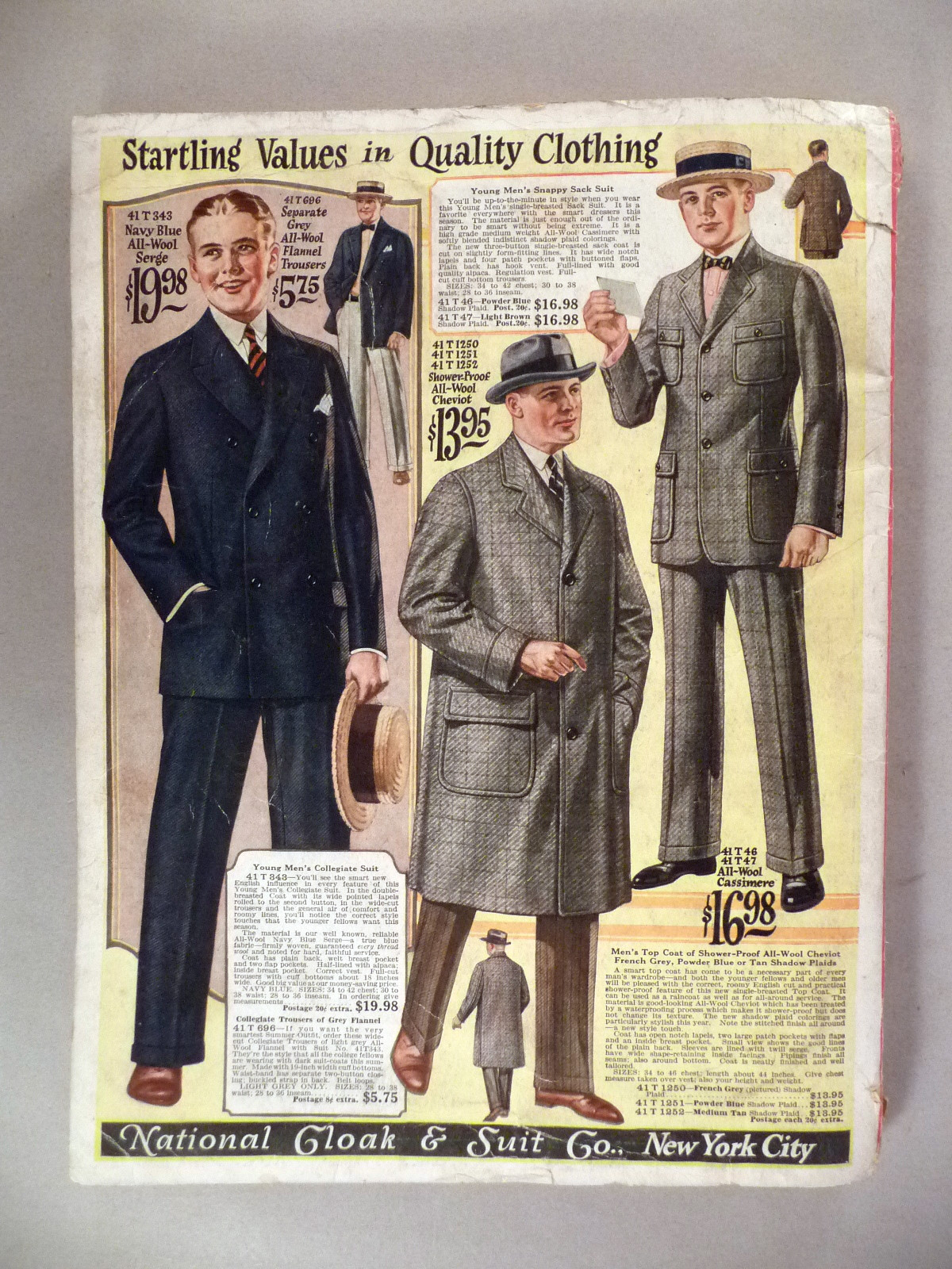 National Cloak CATALOG – Spring/Summer, 1925 ~~ large 344 pages, fashion