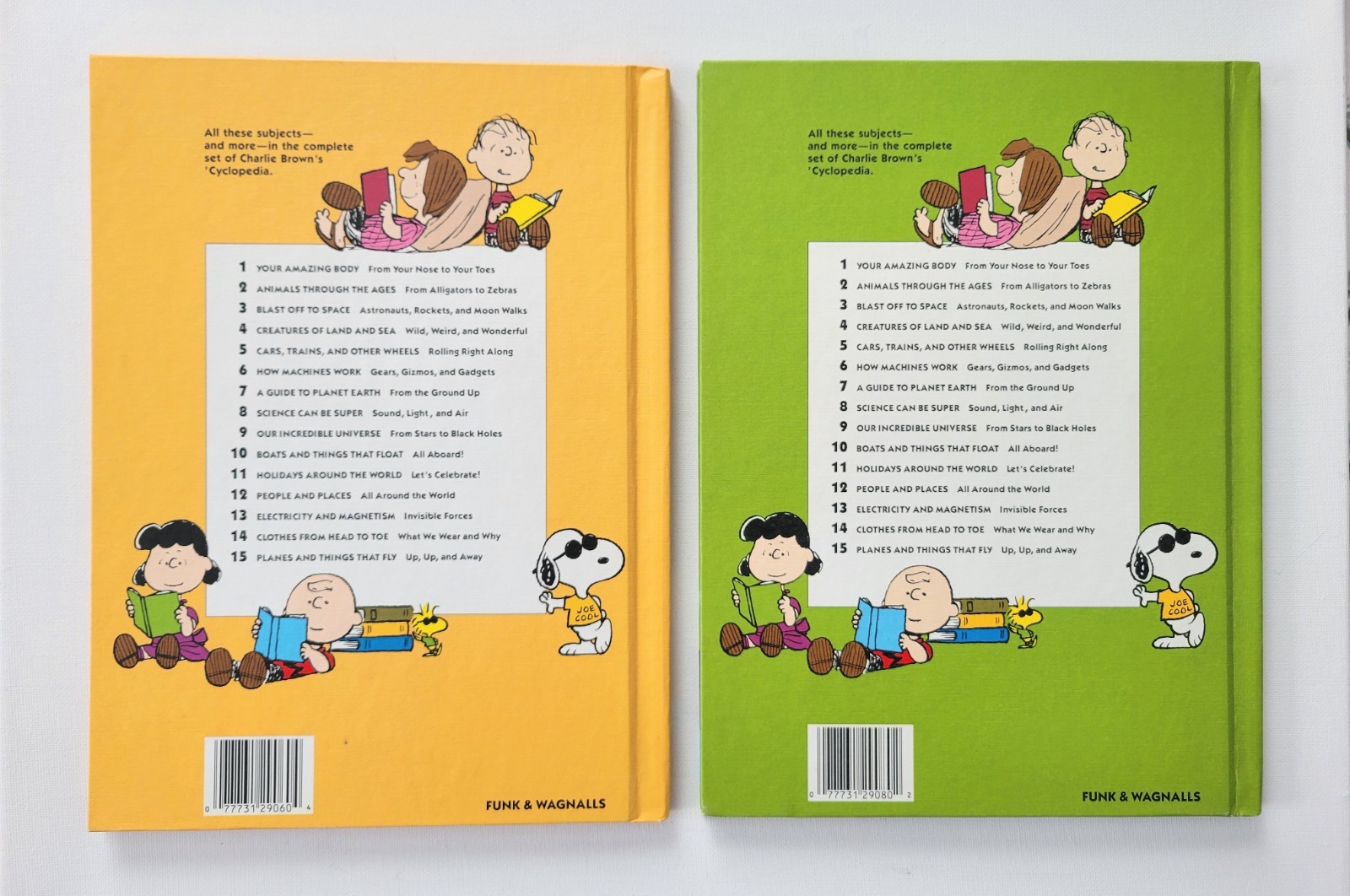 Vintage 1990 Charlie Brown’s ‘Cyclopedia HCs Lot of 5: Books 2 4 6 8 9