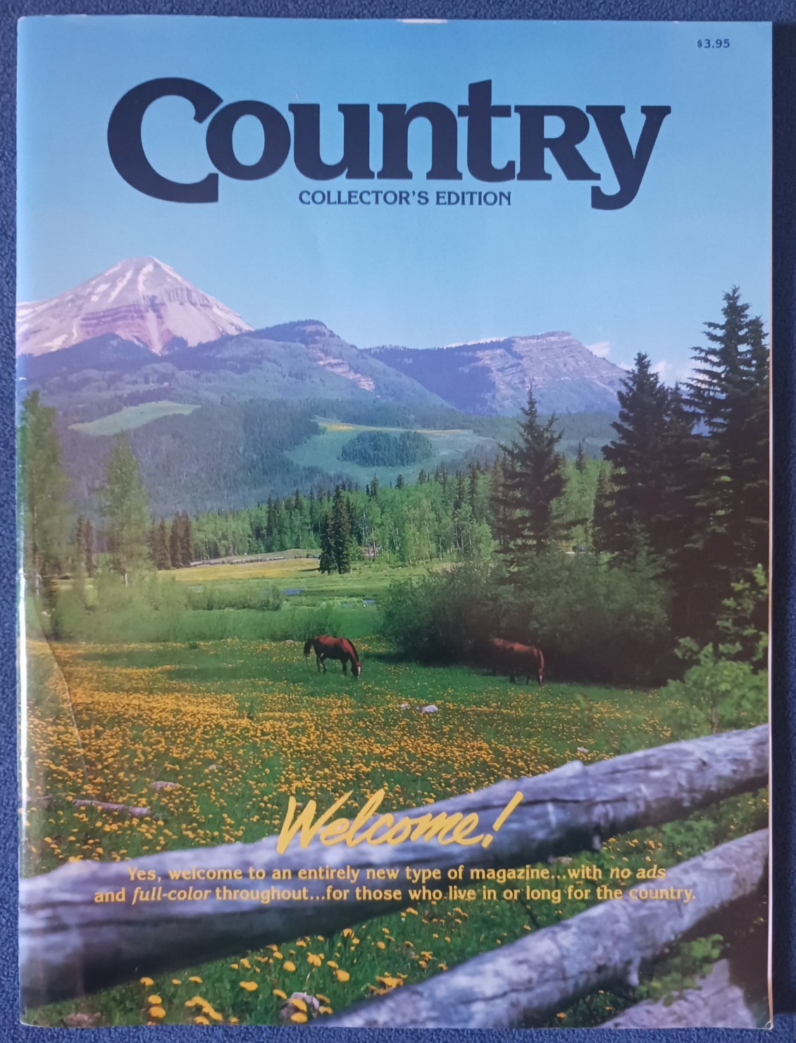 Country Magazine – 1992 Collector’s Edition – Welcome To A New Type Of Magazine!