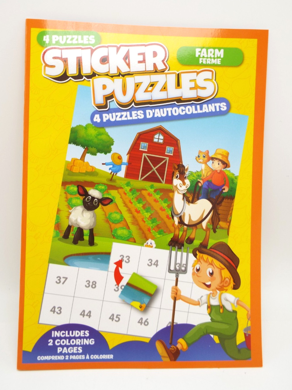 2 new Farm Sticker Activity Books: I am a Rancher Hero & 4 Farm Sticker Puzzles