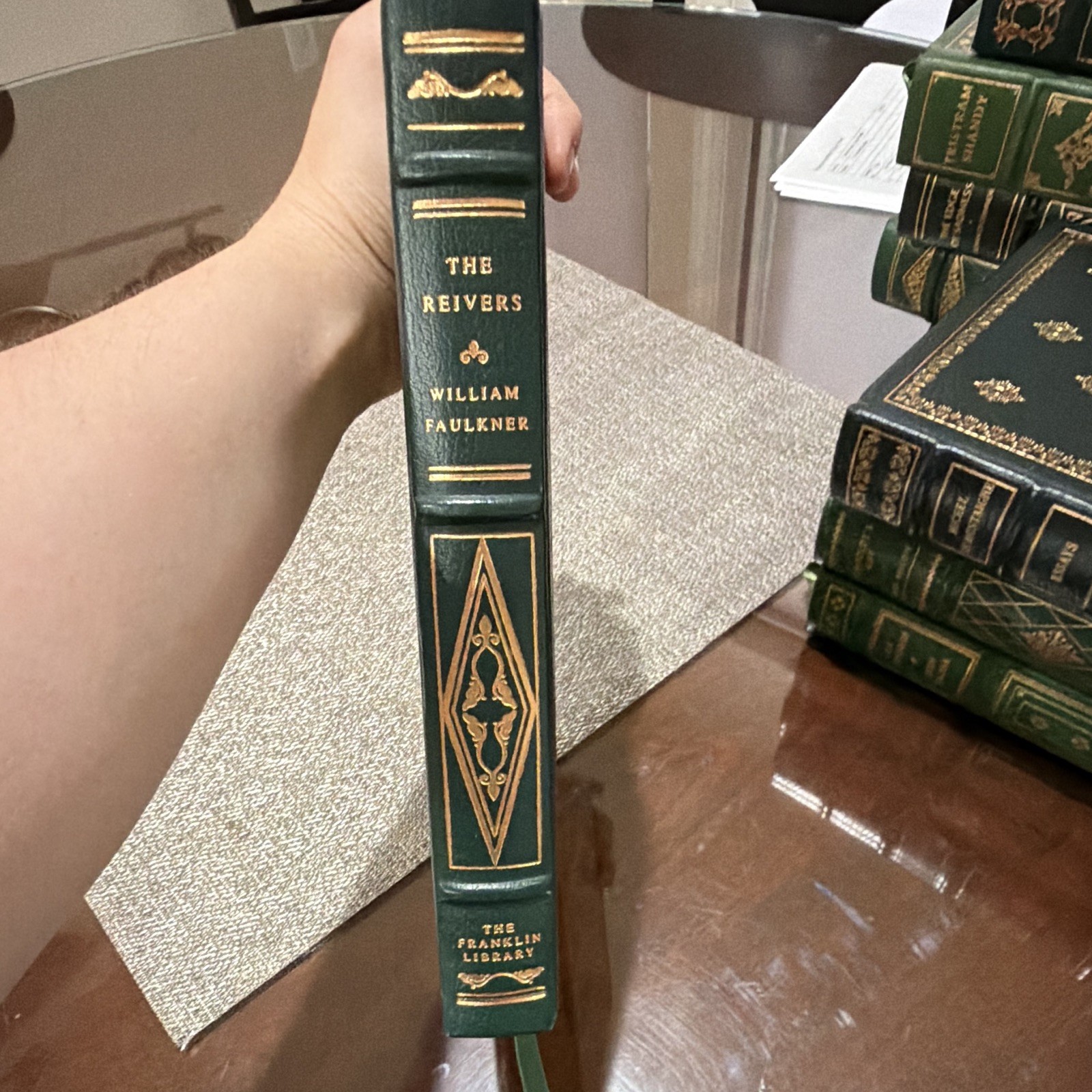 Franklin Library William Faulkner The Reivers Leather Collector’s Edition