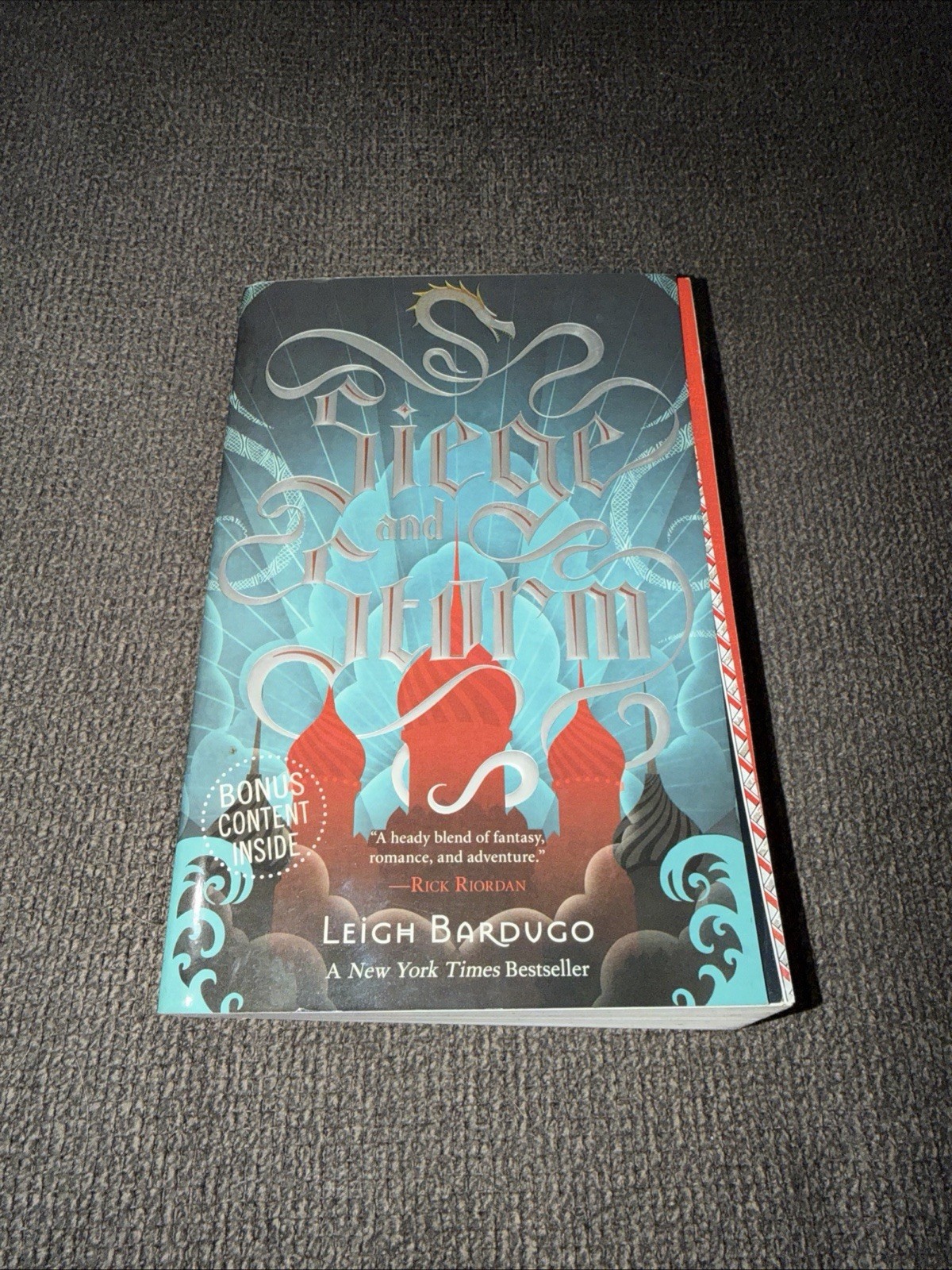 Leigh Bardugo Siege & Storm Trade Paperback 2014 Square Fish Shadow & Bone Box C