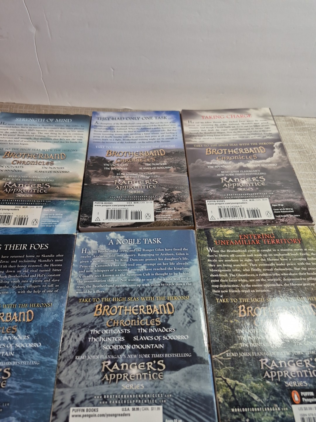 Brotherband Series by John Flanagan 1-6, PB Action/Adventure