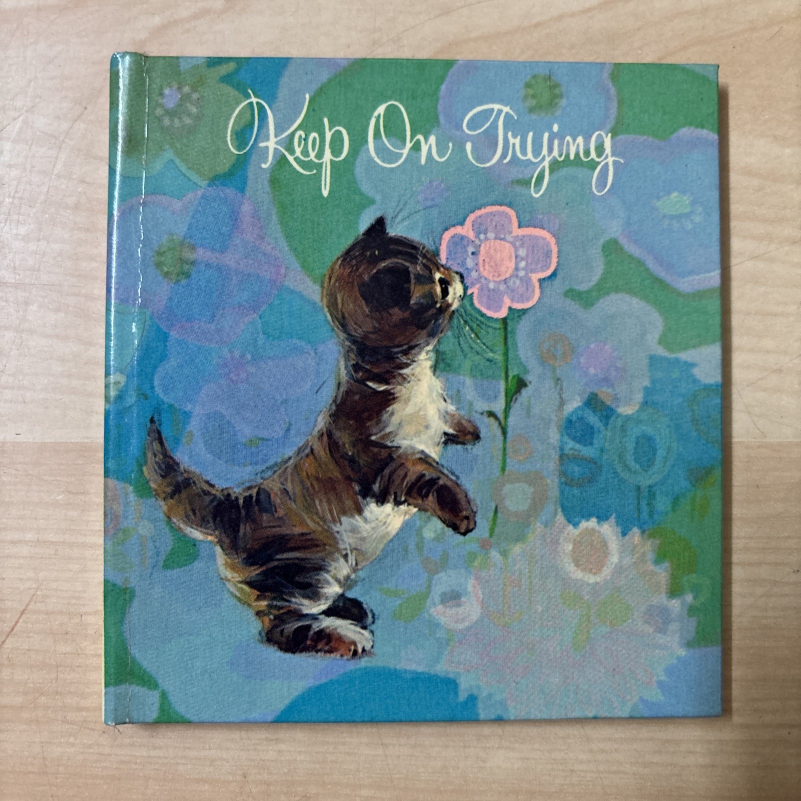 Keep on Trying Laurel Library American Greetings Hardcover VTG Mini Gift Book