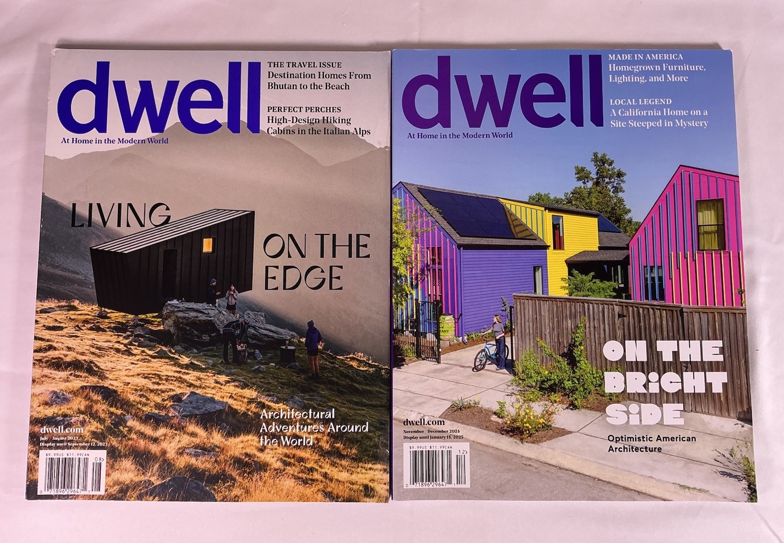 DWELL Lot x 8 (’22-’24) Magazine: At Home in the Modern World, Interior Design