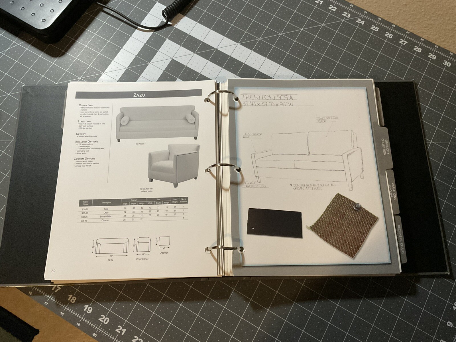 Norwalk Furniture Salesman Binder Catalog, Couch, Chair, Dimensions, 200 Pages