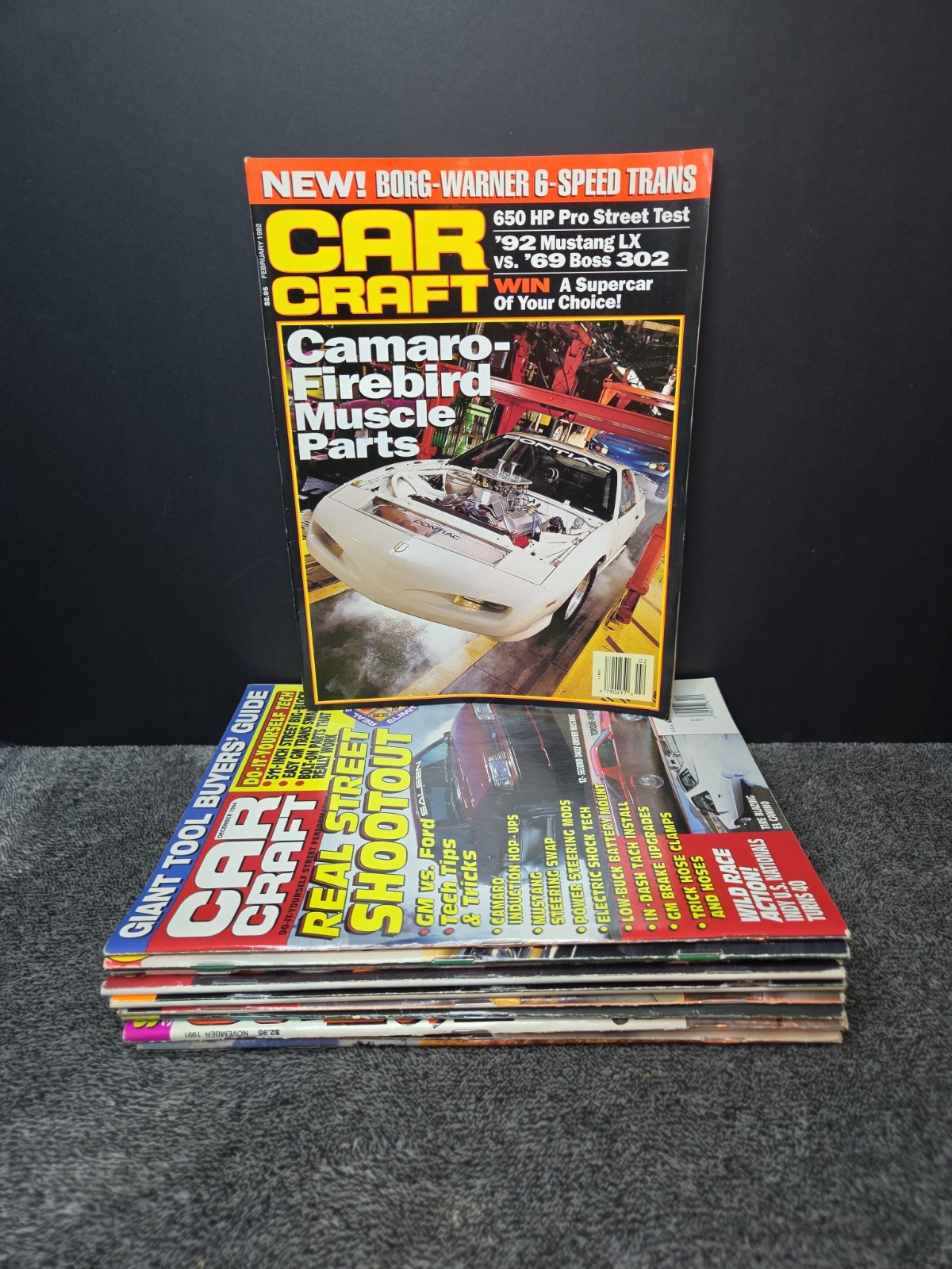 Vintage Car Craft Magazine Lot 1990’s 12 Volumes Hot Rods, Dragster Race Cars