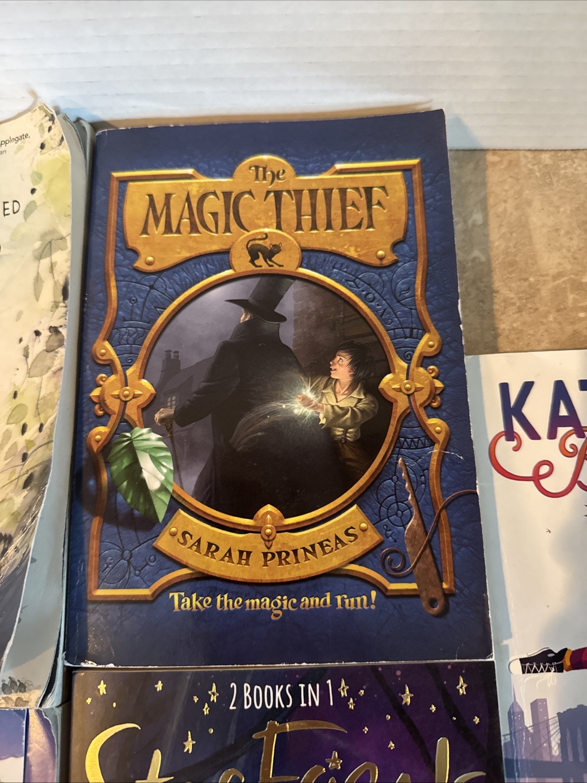 Teen Book Lot Of 5 Magic Thief, Star Friends, Katana Ballerina, Wolf Girl