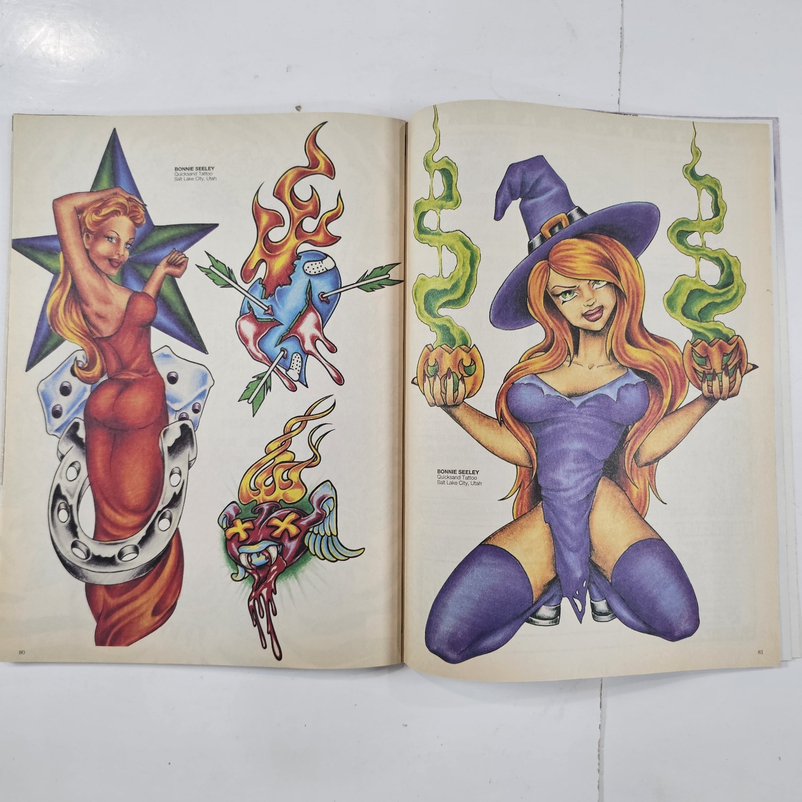 Vintage 1990s Lot Of 4 Tattoo Magazines Issue #132, 134, 137, & 138