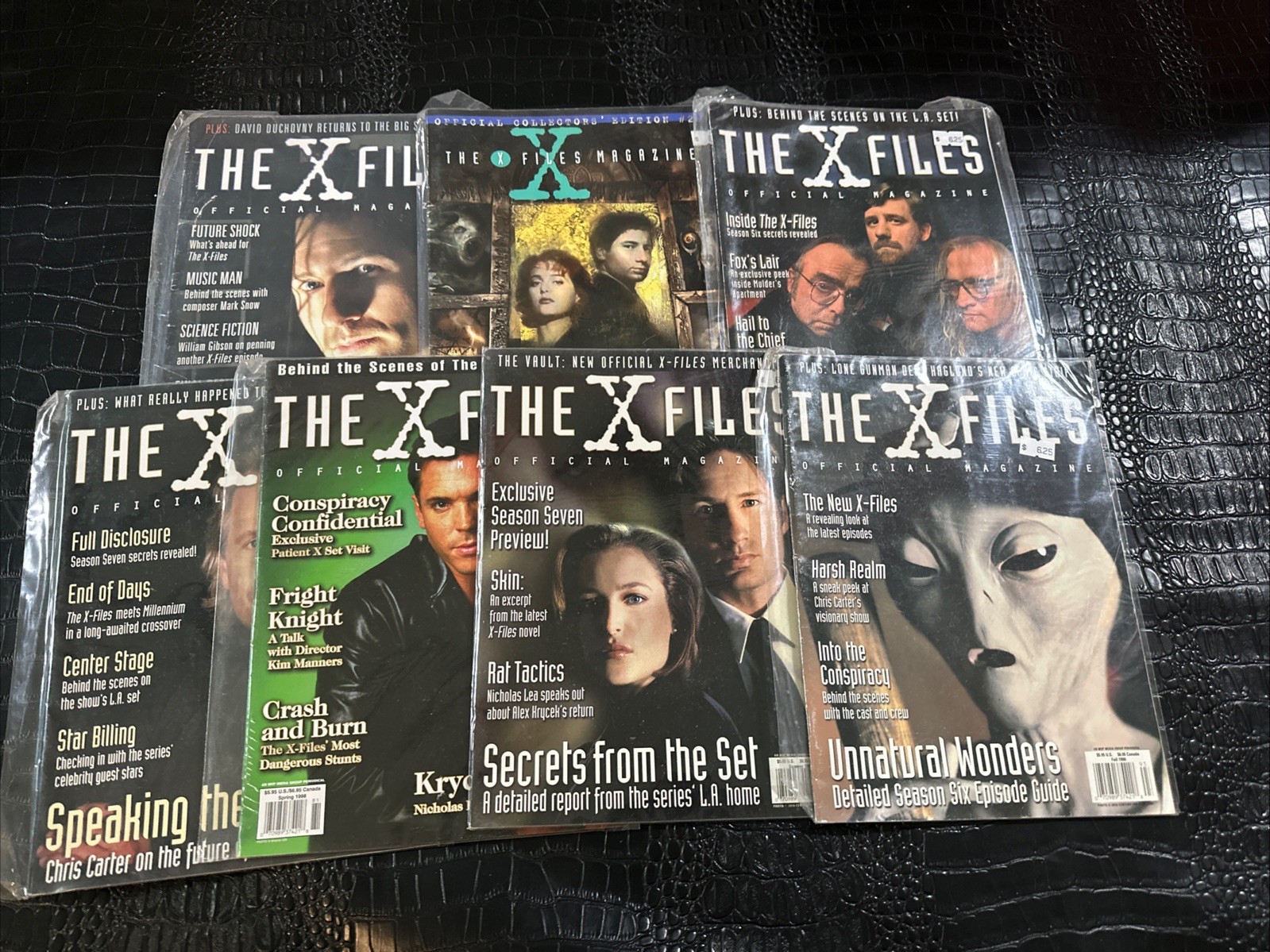The X Files official magazine 1990s lot of 7
