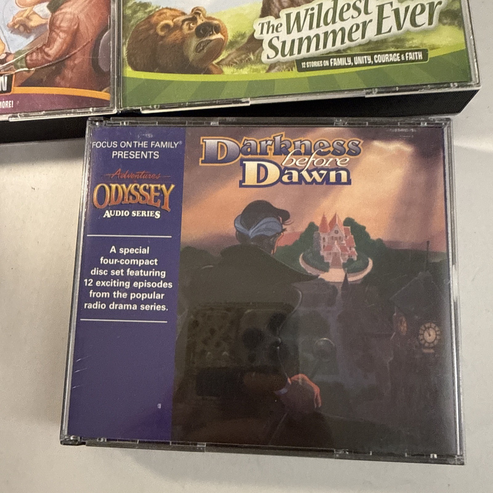 4 CD Sets (12 CDs)Adventures In Odyssey Focus On Family Audio Drama, 48 Episodes