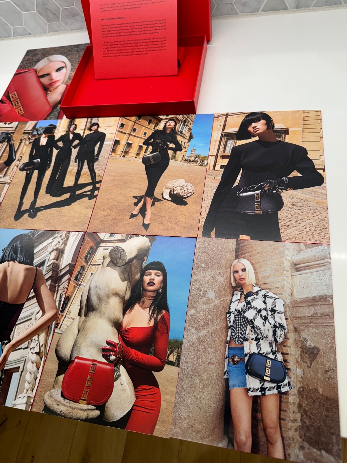 Versace FALL-WINTER 2022 COLLECTION Catalog Look Book Women’s Greca Runway