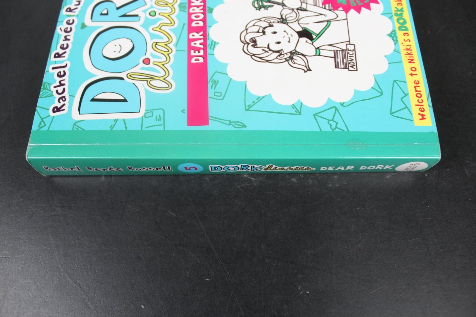 Dork Diaries Dear Dork Rachel Renée Russell 2013 Book #5 Simon & Schuster ~VG