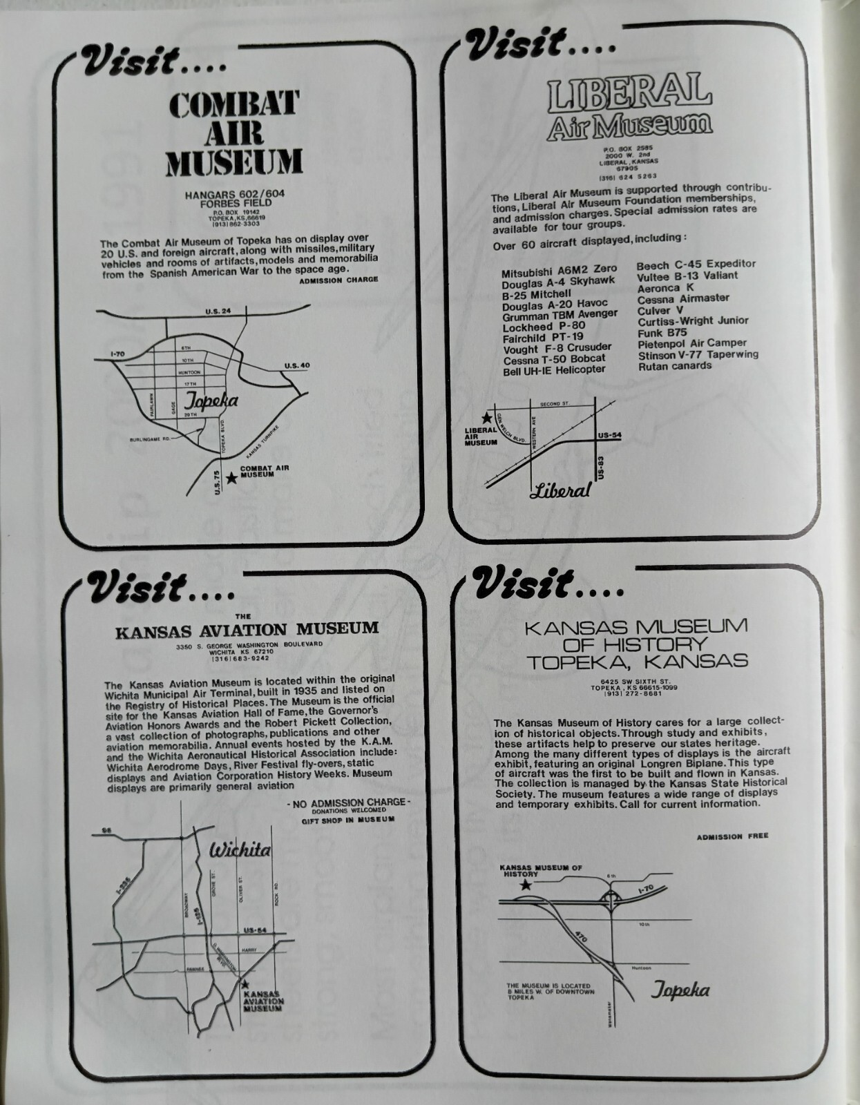 The Famous Airplanes of Kansas Coloring Book With World War II Stearman Biplane