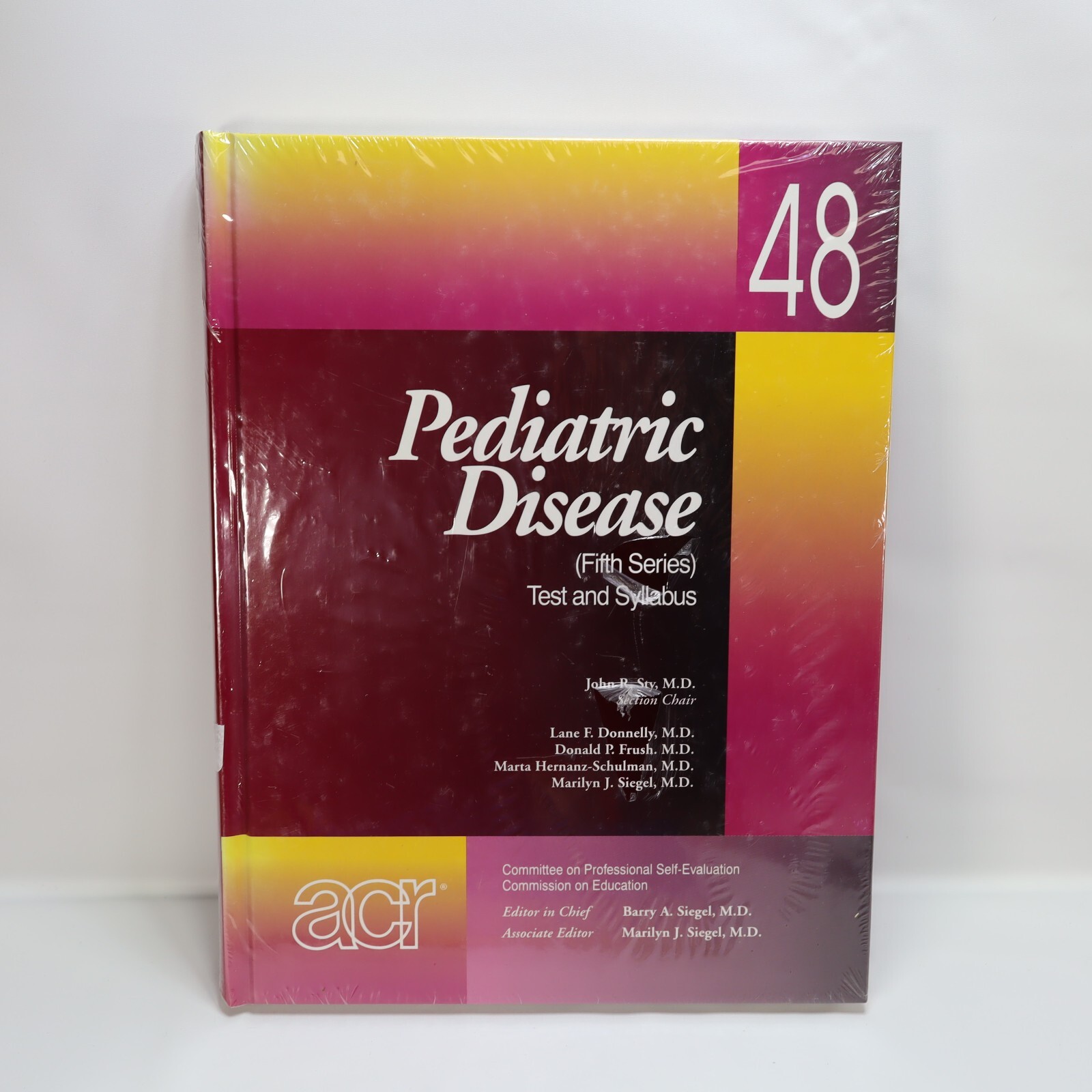 New PEDIATRIC DISEASE FIFTH SERIES TEST SYLLABUS By Acr Hardcover Book 48
