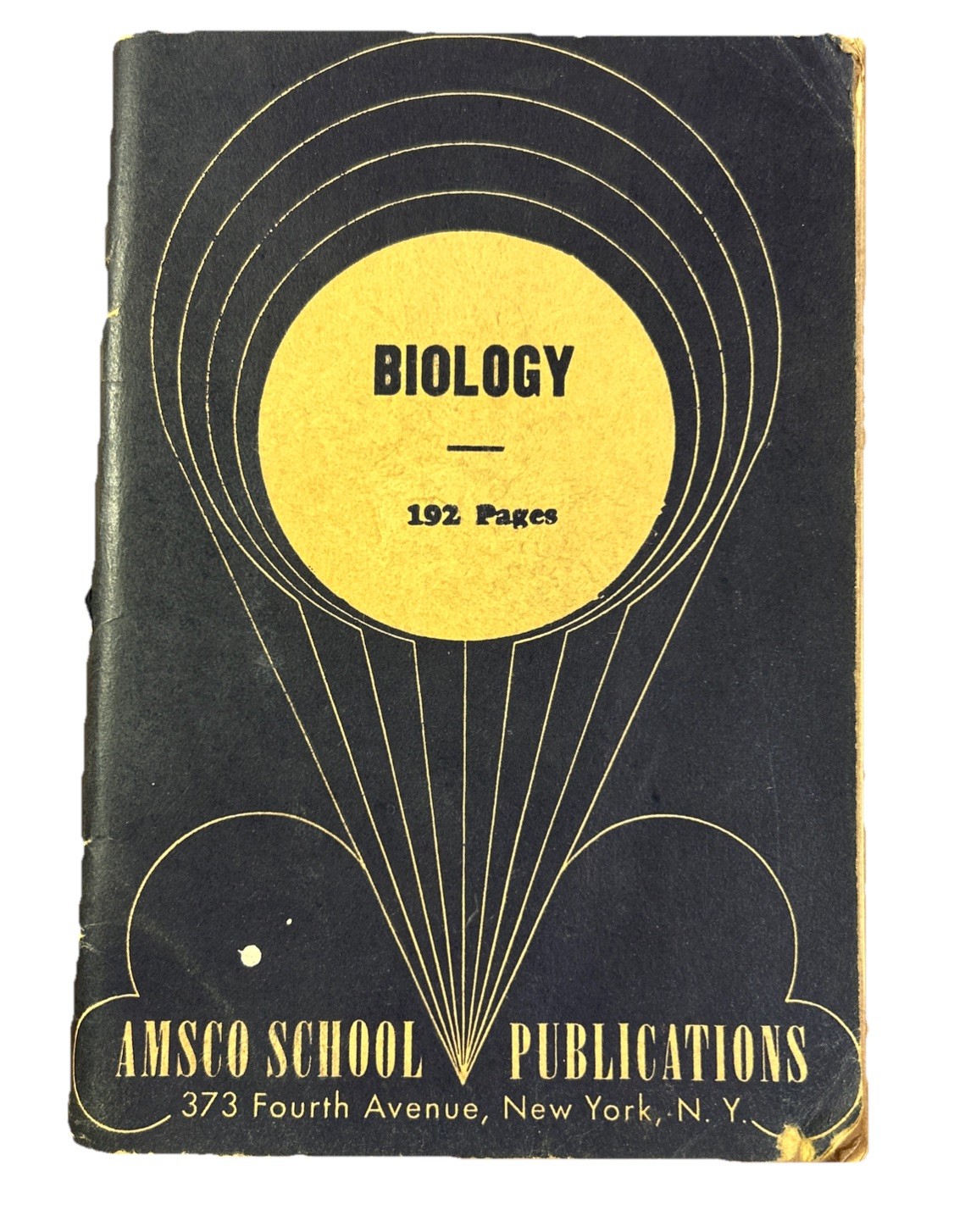 «Biology» Vintage Book Rare 1941 Amsco School Publications 192 Pages Booklet