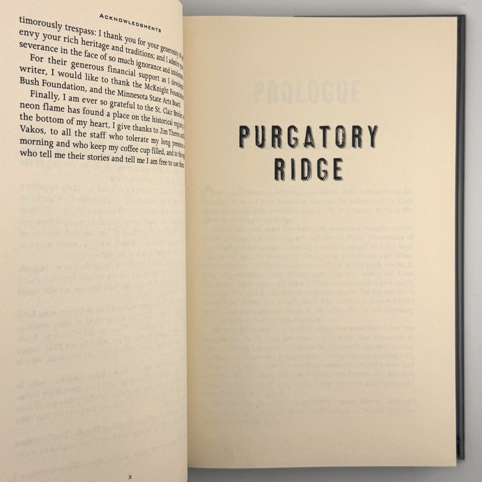 Purgatory Ridge SIGNED by William Kent Krueger (2001, Hardcover) 1st Ed / Print