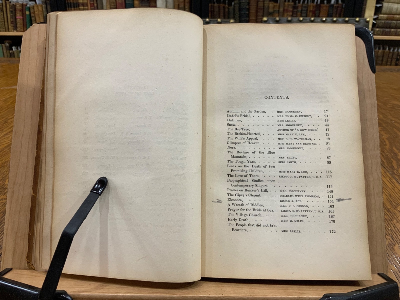 The Gift for 1842 Gift Book 1st Appearance Printing Eleanora by Edgar Allan Poe