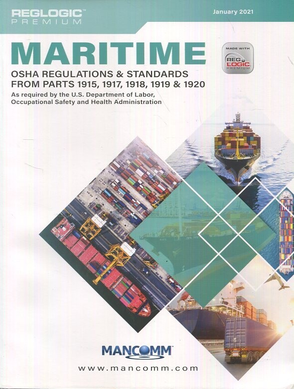 OSHA Maritime Regulations Book (Spiralbound), January 2021