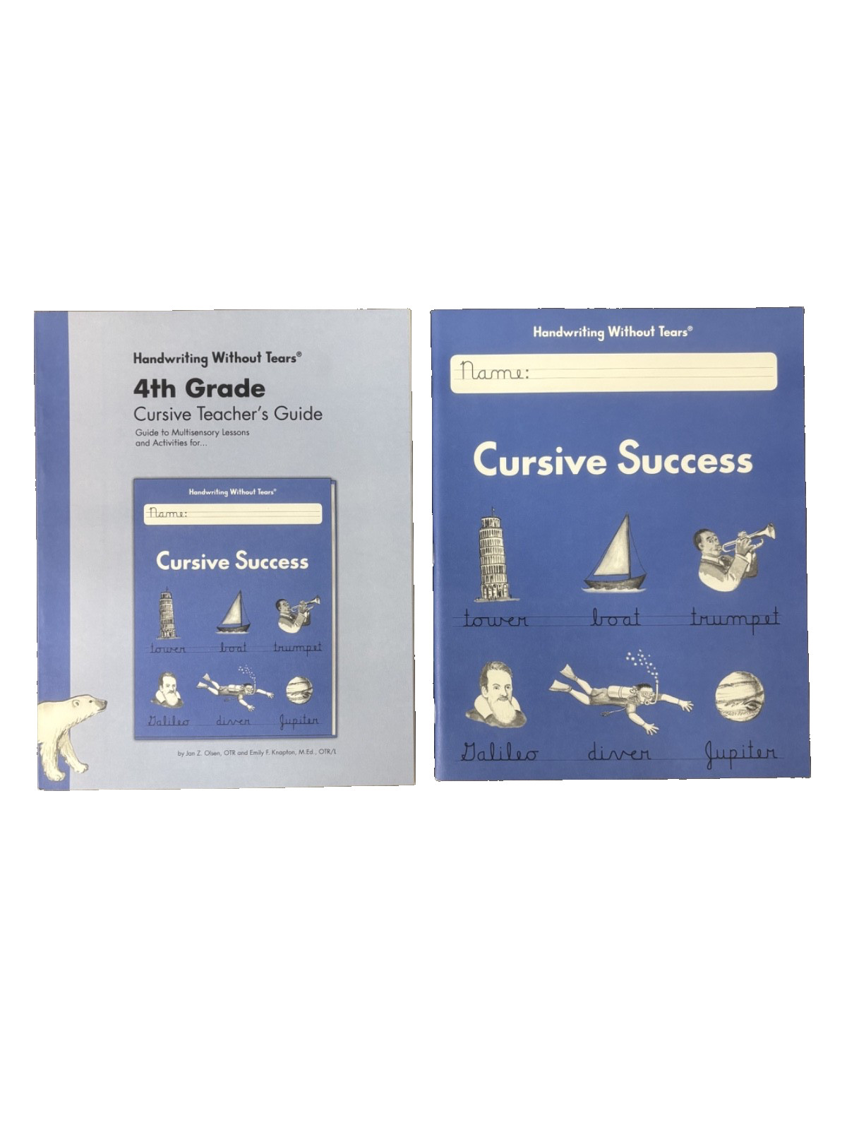 4th Grade Cursive Teacher’s Guide by Jan Z. Olsen and Emily Knapton (2008, Trade