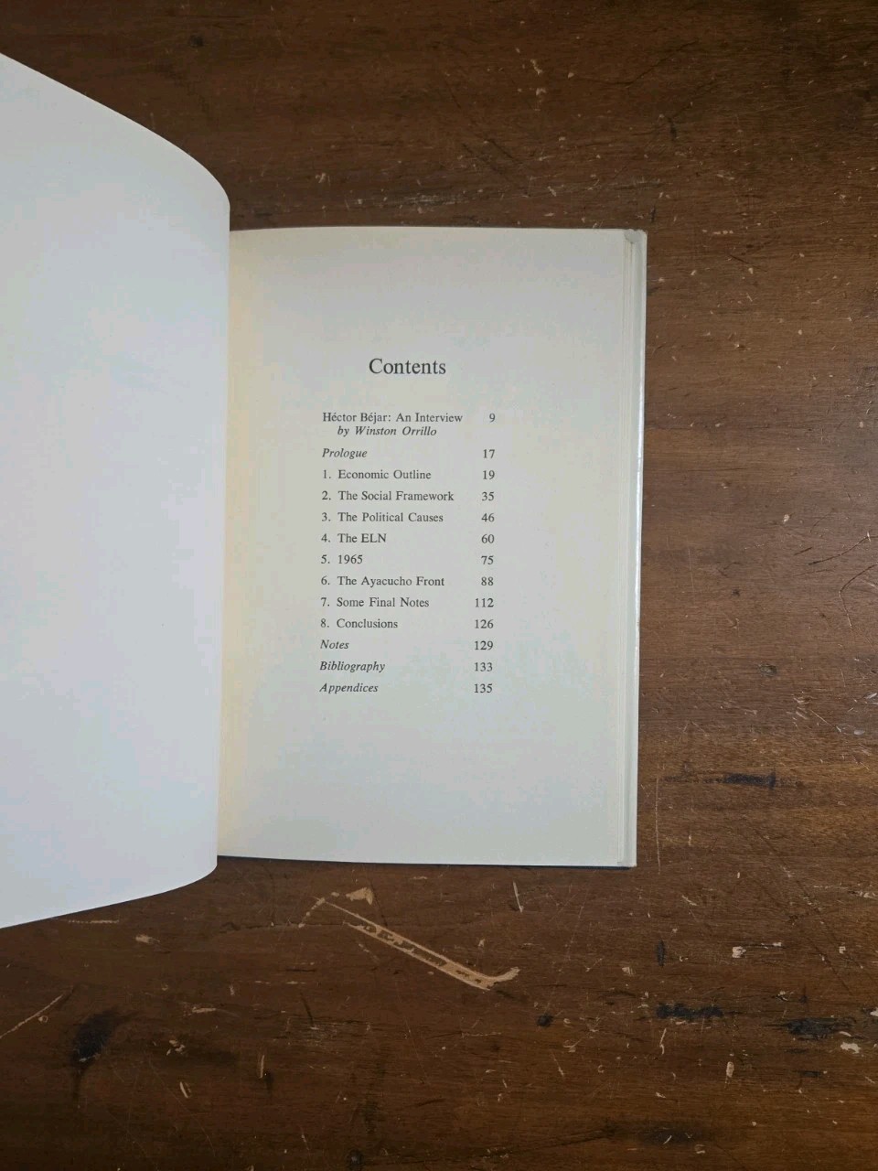 Peru 1965: Notes on a Guerrilla Experience by Hector Bejar 1969 1st/1st Print HC
