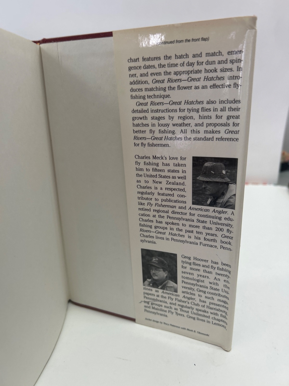 Vintage Fly Fishing Book «Great Rivers – Great Hatches» Meck & Hoover 1992 1st