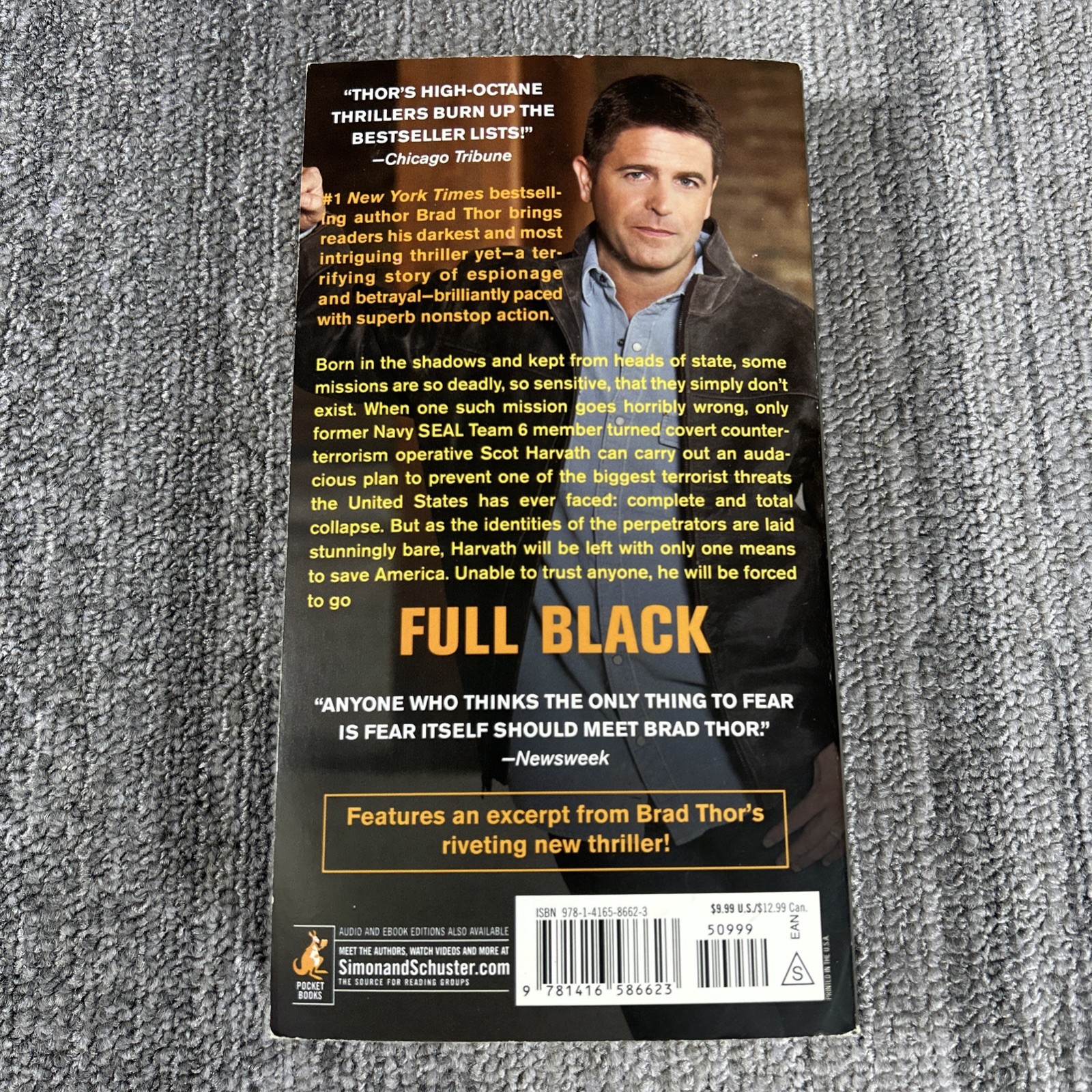 Brad Thor Scot Harvath Athena Lucerne Assassin Force Black 10 Paperback Book Lot