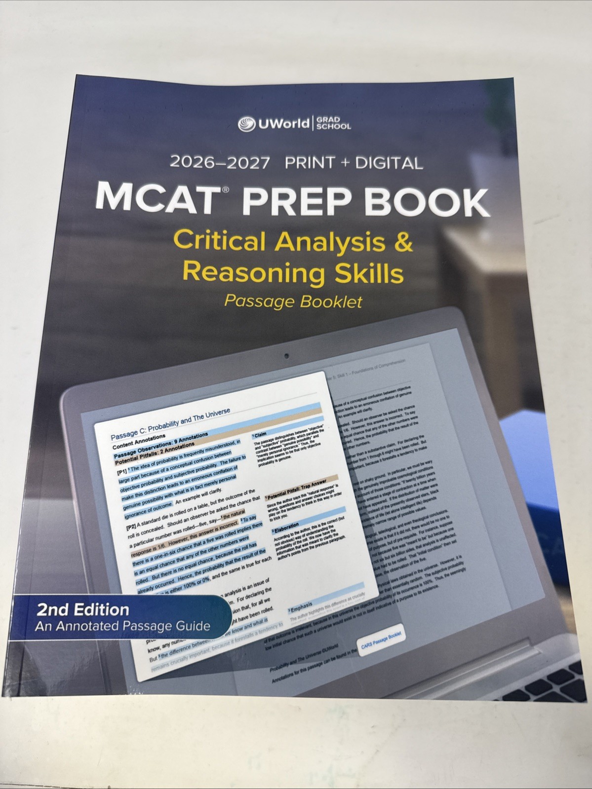 Uworld 2026-2027 MCAT Prep Book – Set Of 8 Books (No Digital Code – Books Only)