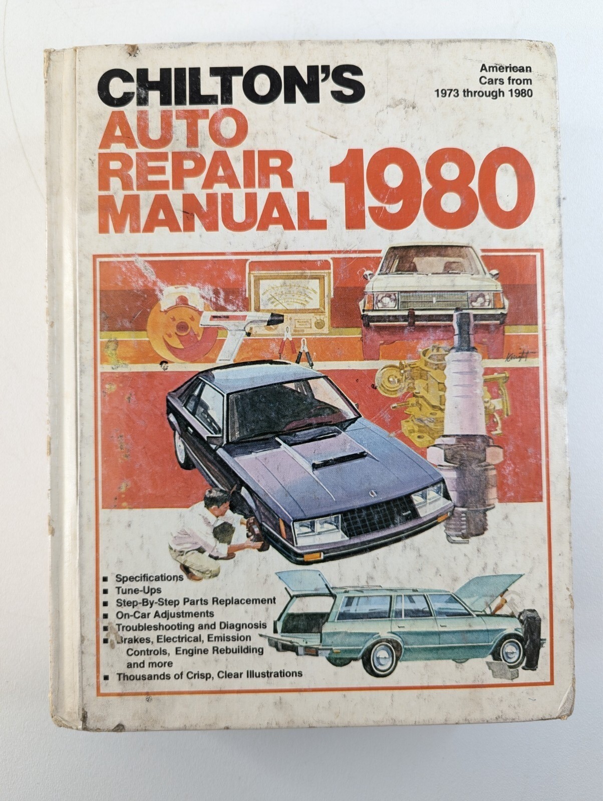 Chilton’s American Cars 1973-1980 Auto Repair Manual Hardcover 1980