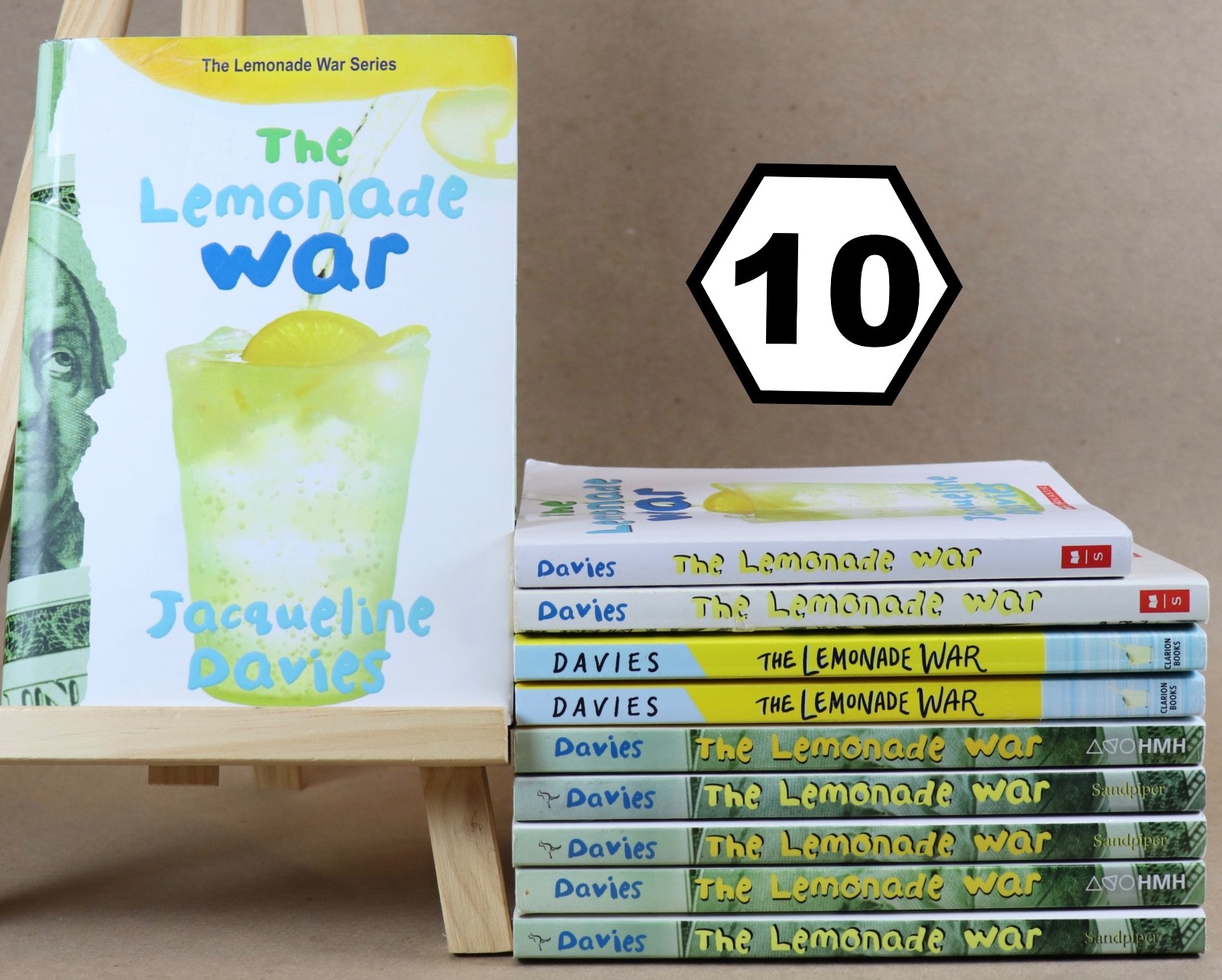 Lot of 10 THE LEMONADE WAR paperback by Jacqueline Davies GUIDED READING EUC