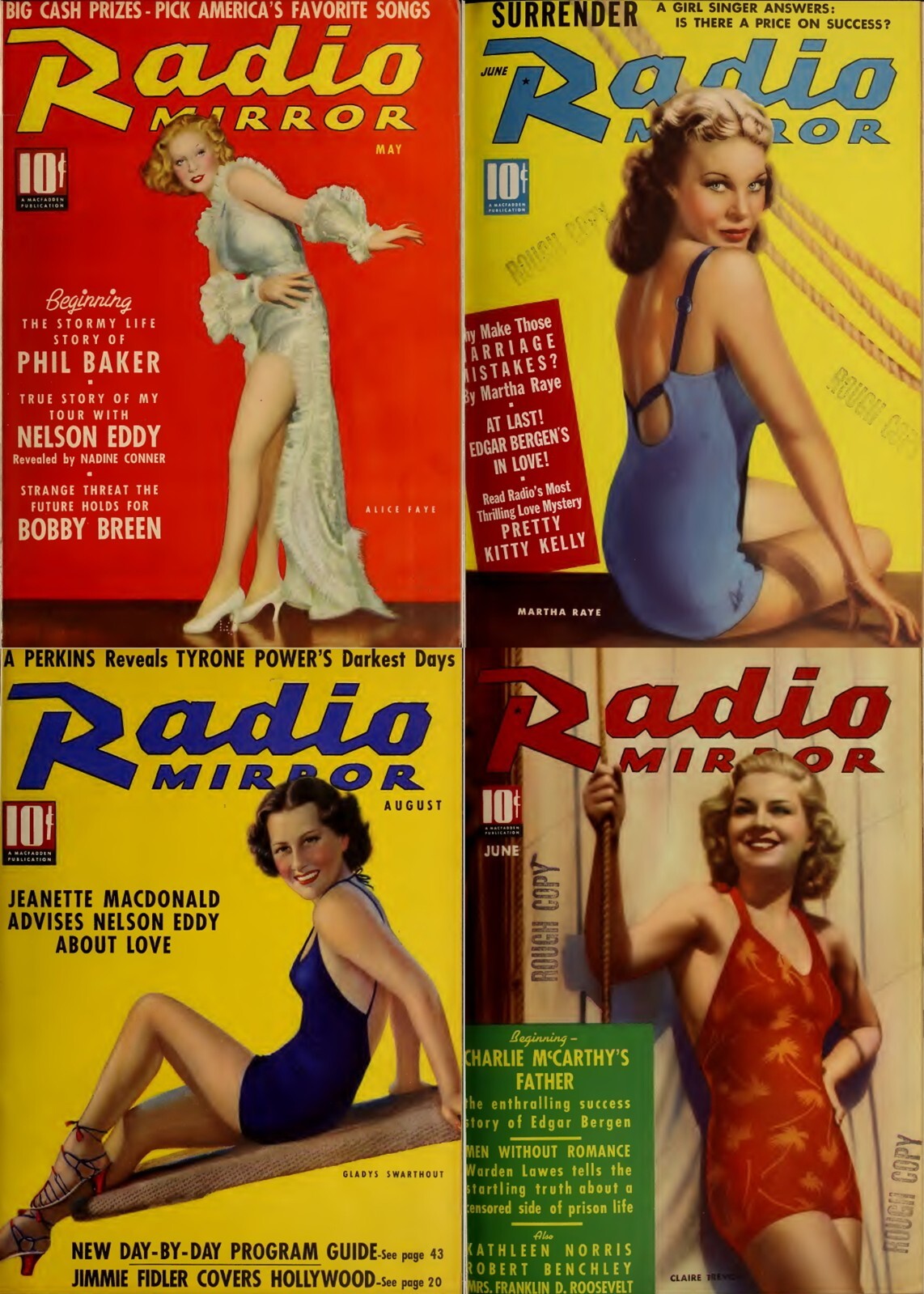 192 Issues of Radio Mirror – TV Radio Cinema Magazine Vol.1 (1933-1949) on DVD
