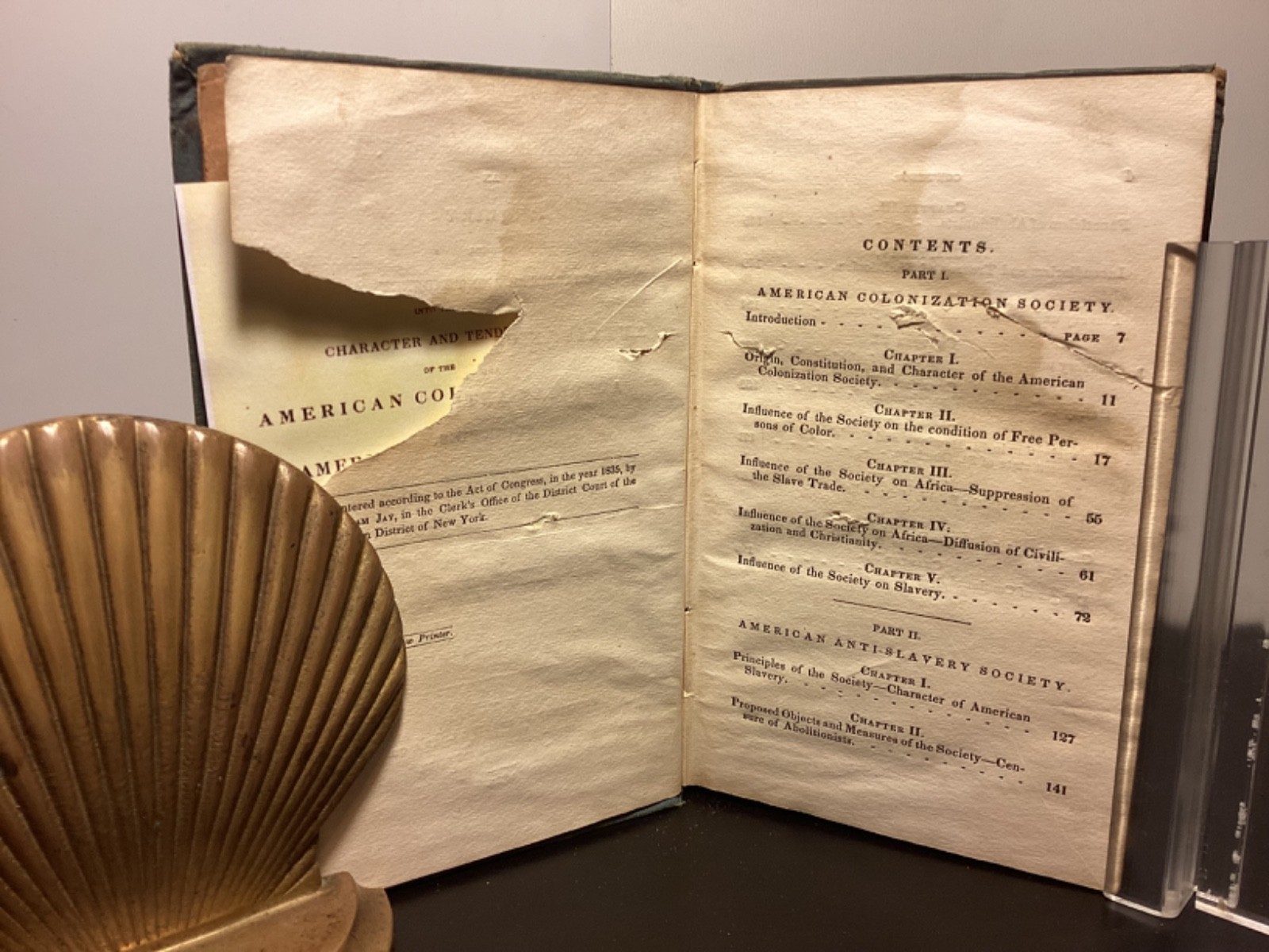 1835 2nd Ed. The Character & Tendency Of American Anti-Slavery Societies – Jay