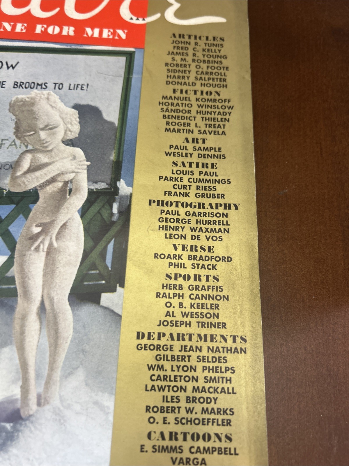 ESQUIRE MAGAZINE JANUARY 1942 – VARGA PINUPS – GREAT ADS – GREAT ART