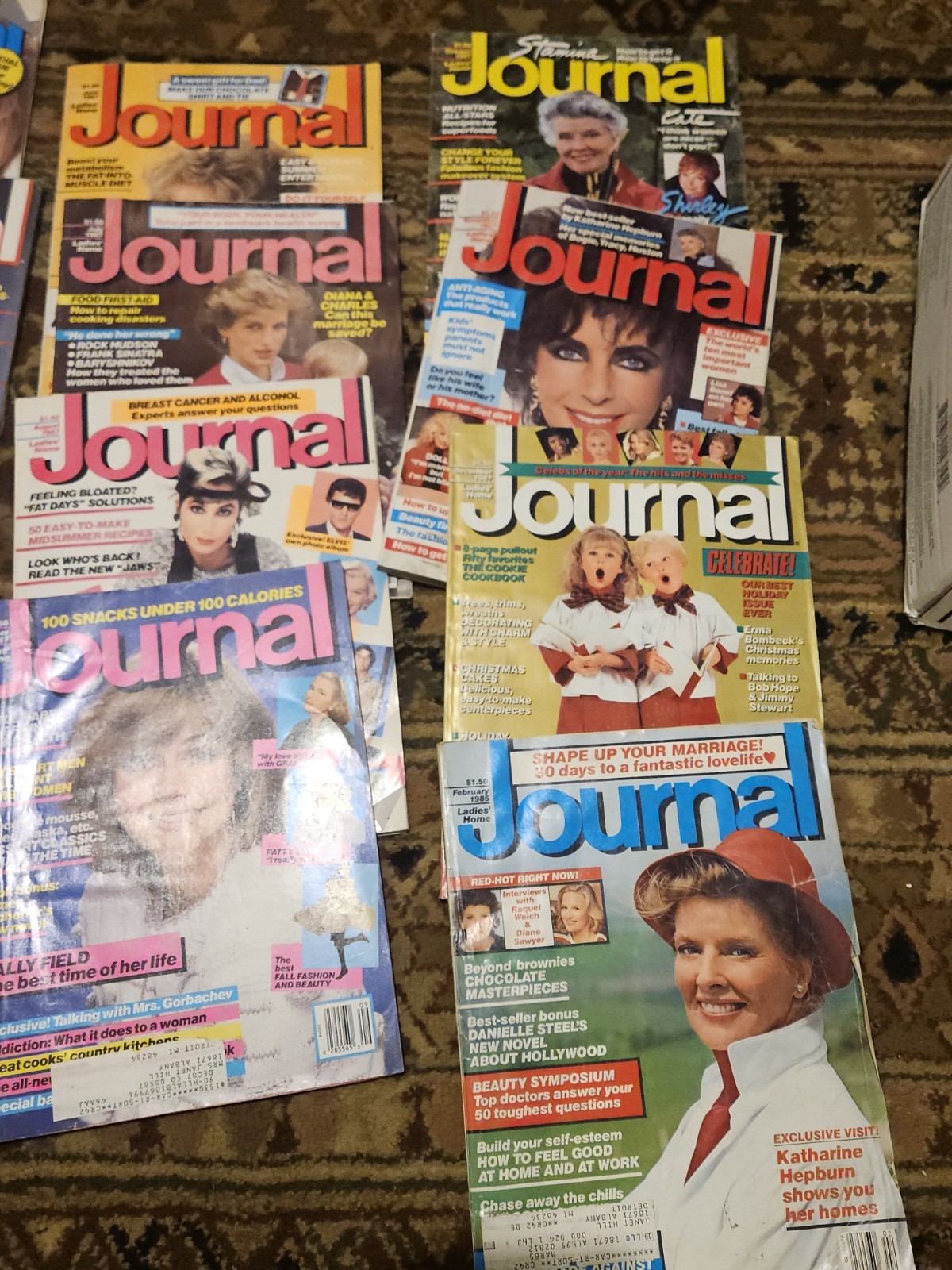 Lot Of 12 1987 LADIES HOME JOURNAL Magazine Full Year +1