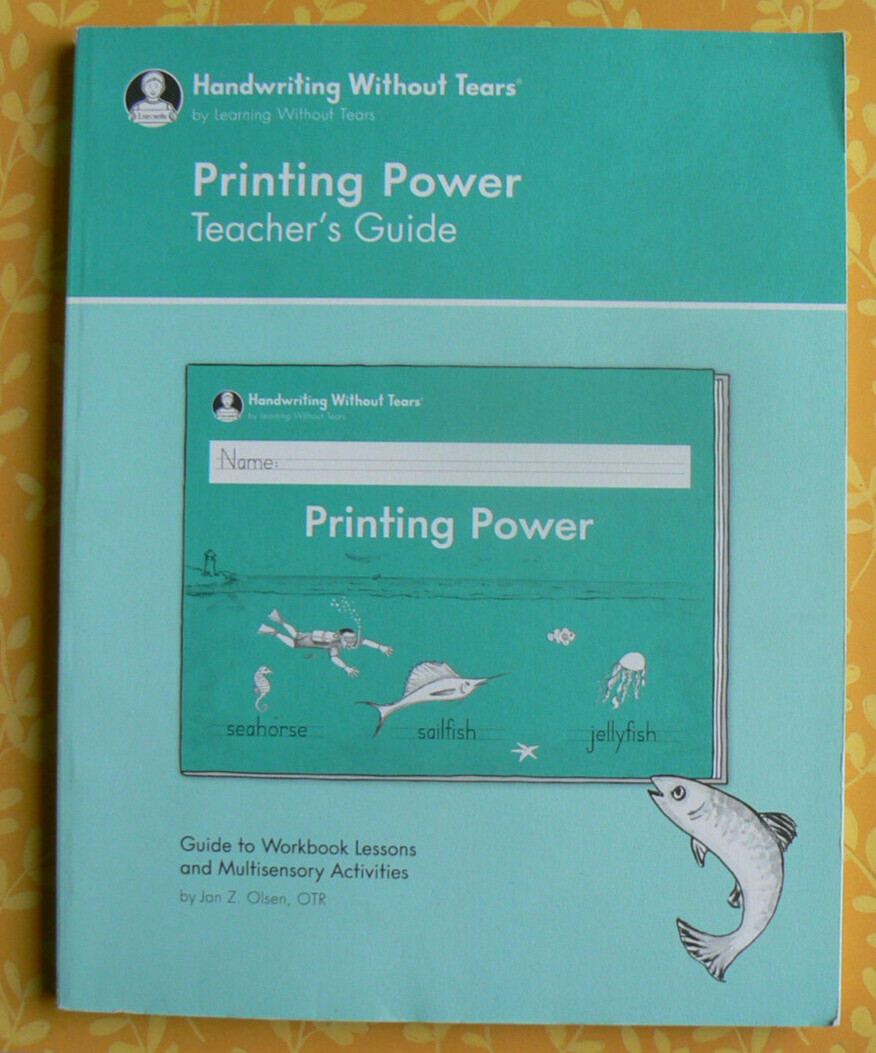 HWT Printing Power gr.2 TE Teacher’s Guide,Handwriting without Tears,Olsen 2018