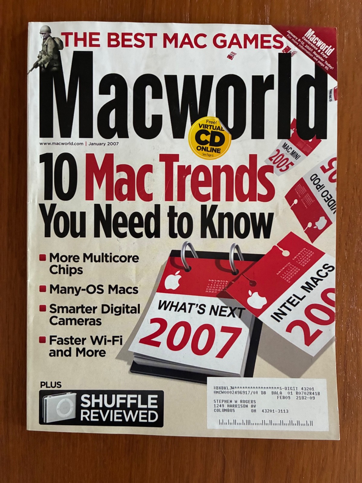 Macworld Magazine • 2006, 2007, 2008 • Lot of 35 issues • Very Good Condition