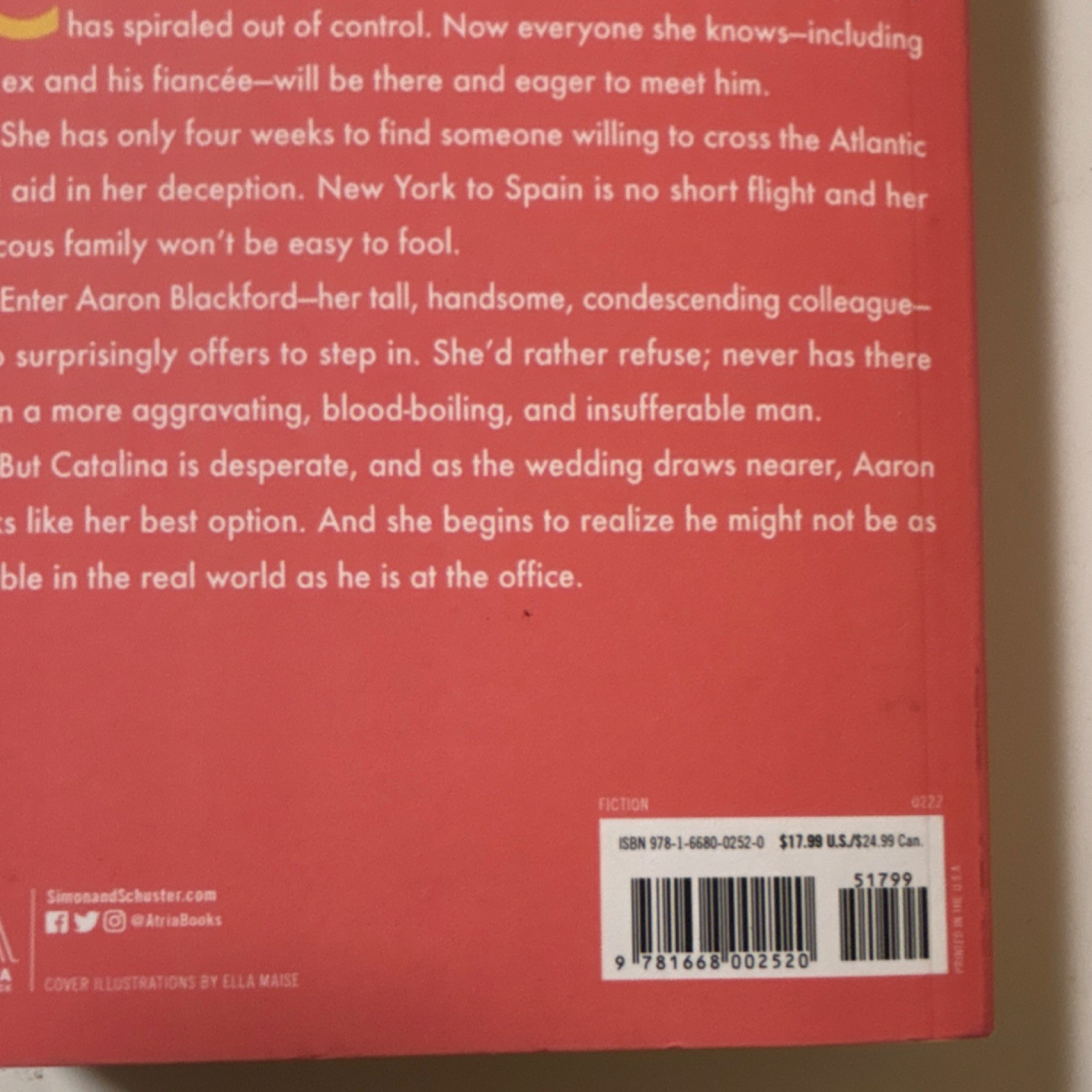Atria Books The Spanish Love Deception Elena Armas Paperback Romance Series