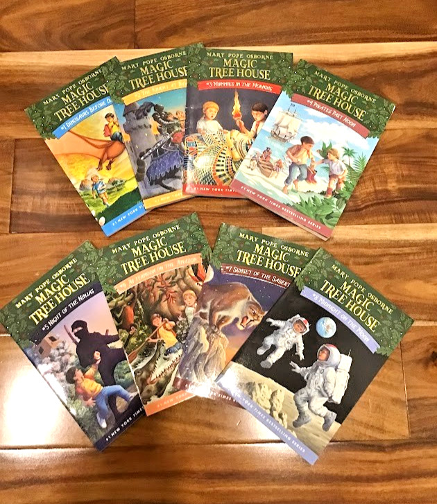 Magic Tree House Books 1 2 3 4 5 6 7 8 Box Set 1-8 LIKE NEW *LOOK* Mary Osborne