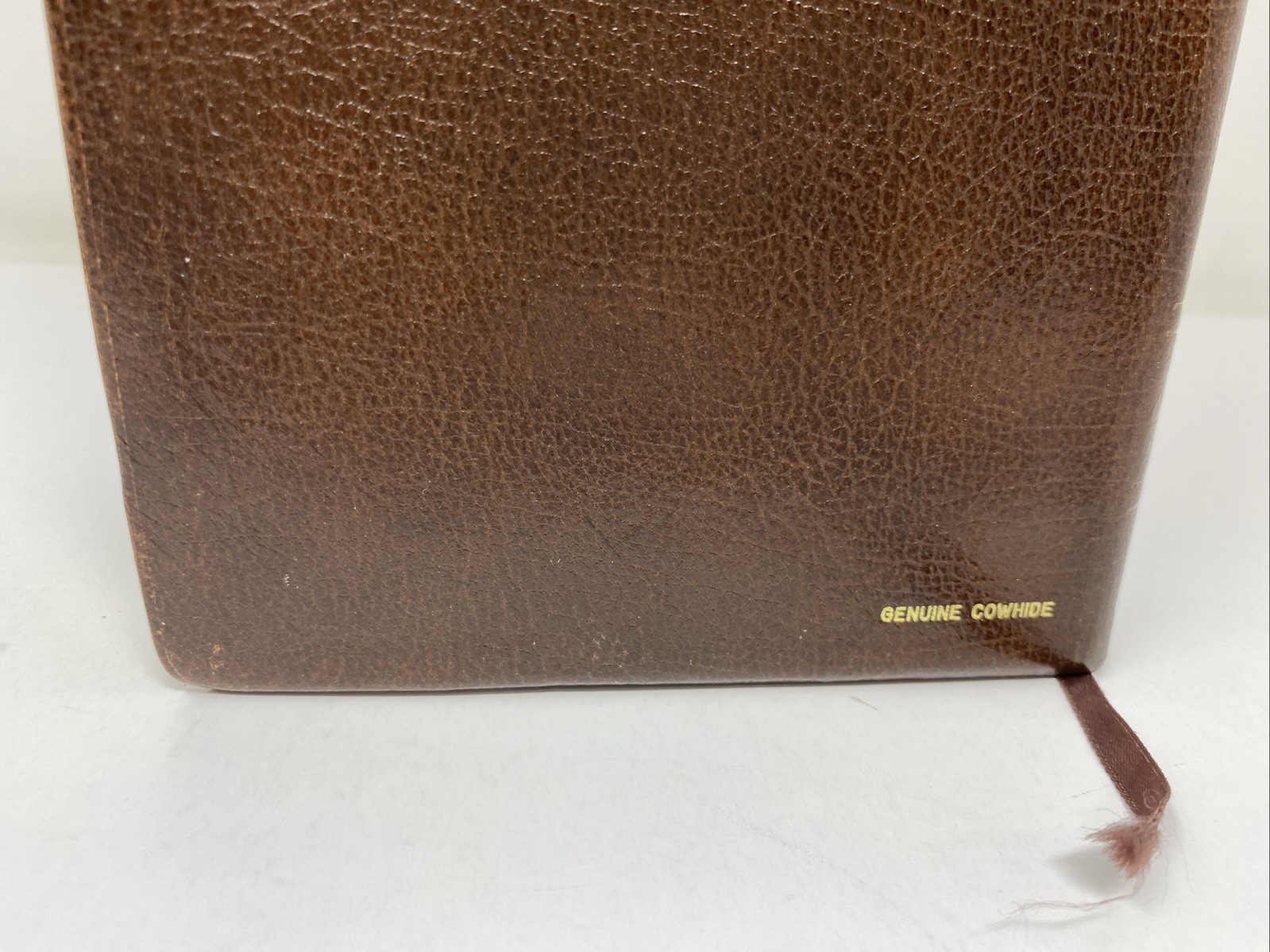 Rice Reference Bible KJV Genuine Cowhide Red Letter 1981 Nelson Limited Edition