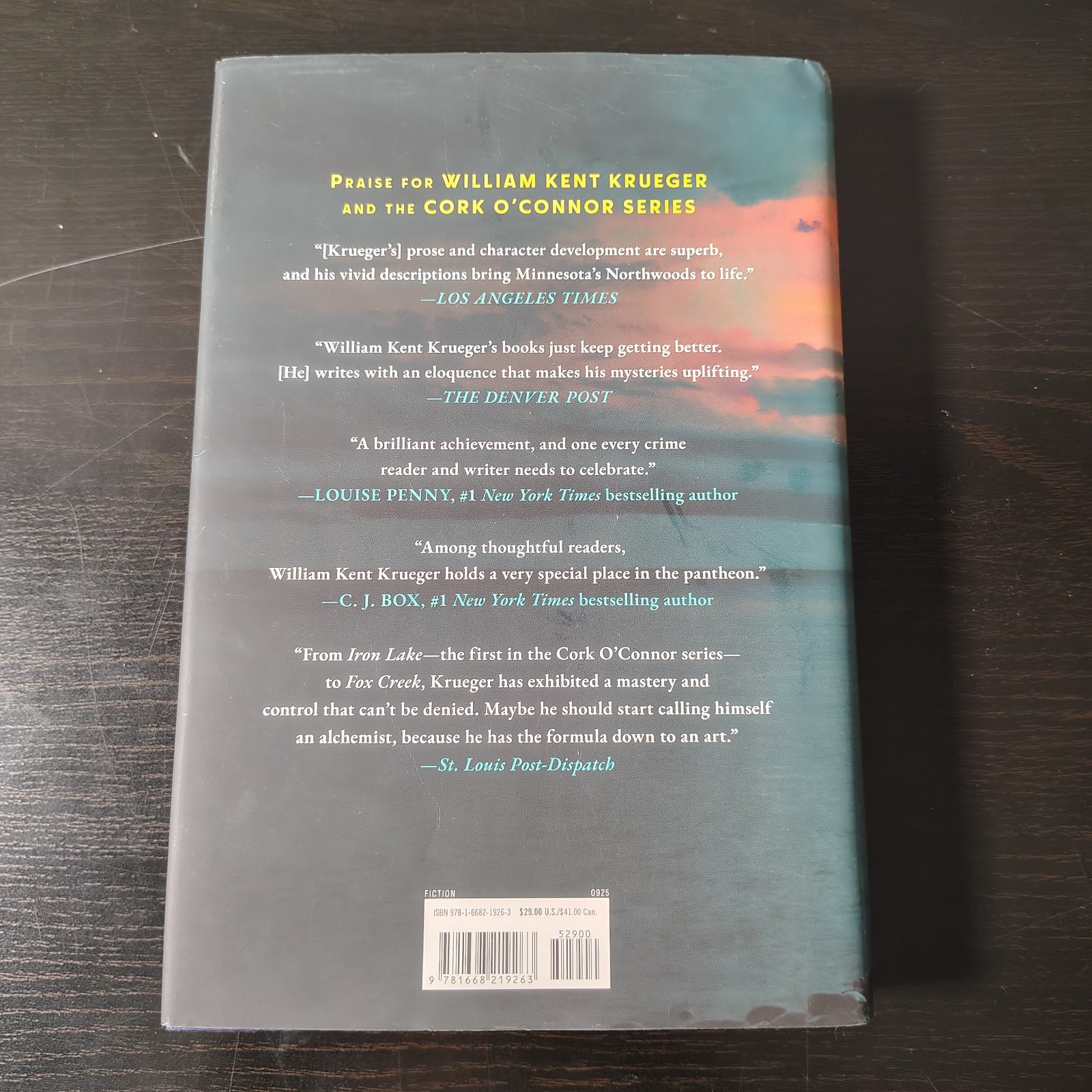 Apostle’s Cove by William Kent Krueger, SIGNED COPY (2025 Hardcover)