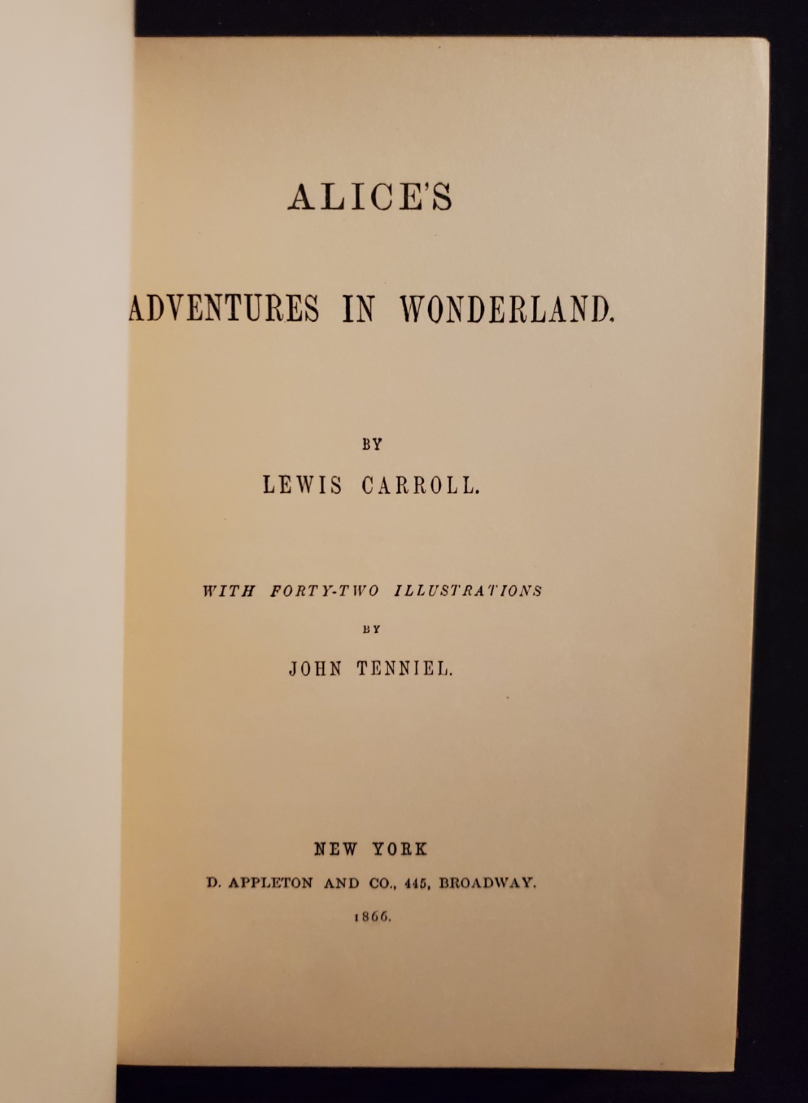 Lewis Carroll ALICE’S ADVENTURES IN WONDERLAND ~ D. Appleton & Co ~ 1927 Fairy
