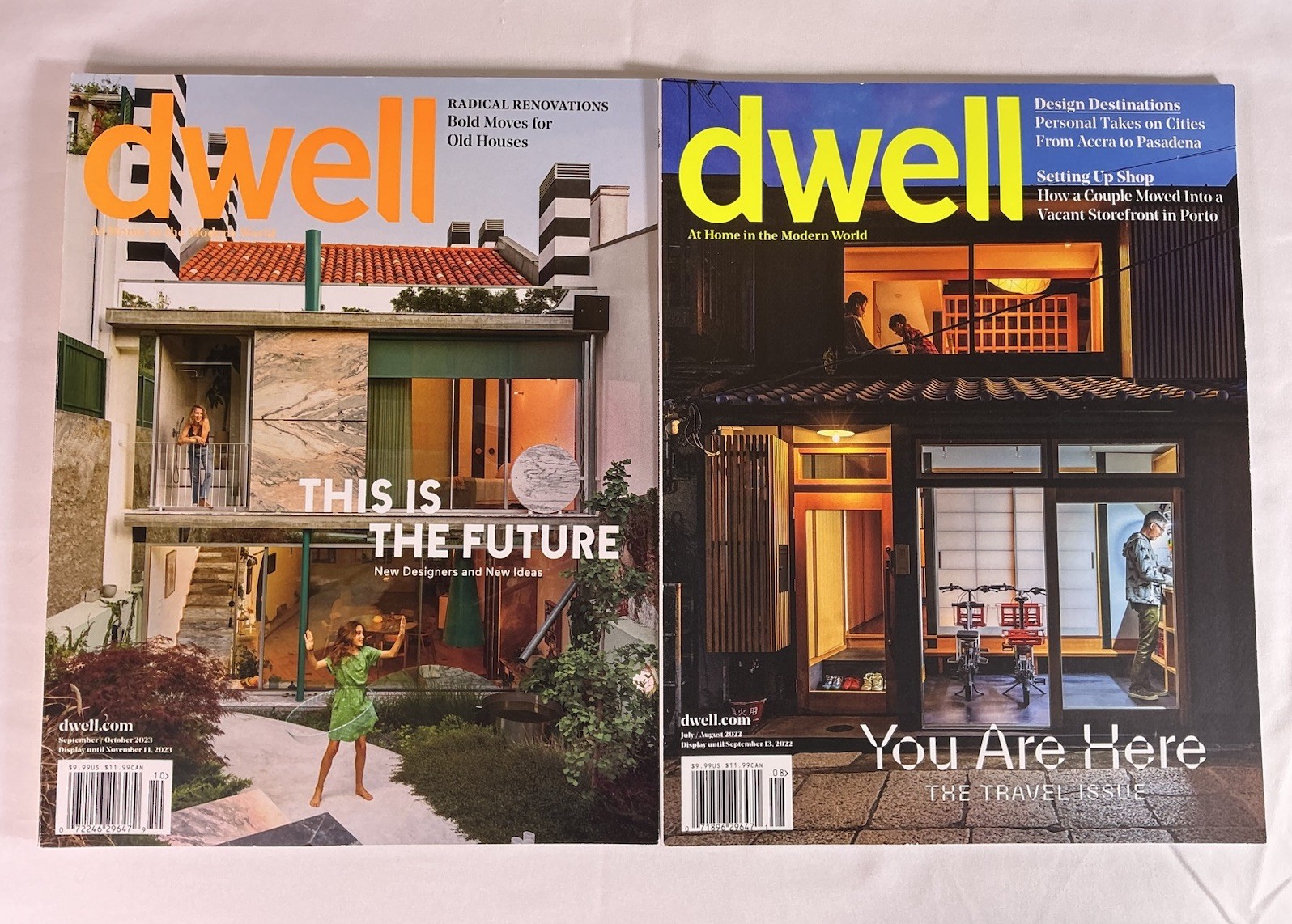 DWELL Lot x 8 (’22-’24) Magazine: At Home in the Modern World, Interior Design