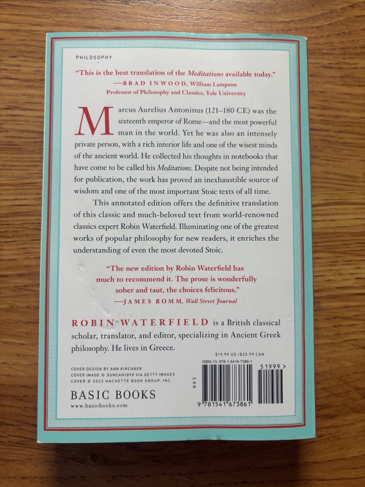 Meditations: The Annotated Edition by Aurelius, Marcus