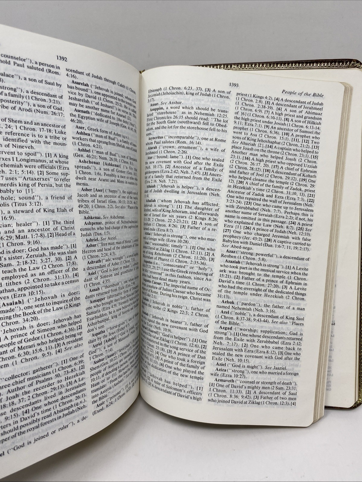 Rice Reference Bible KJV Genuine Cowhide Red Letter 1981 Nelson Limited Edition