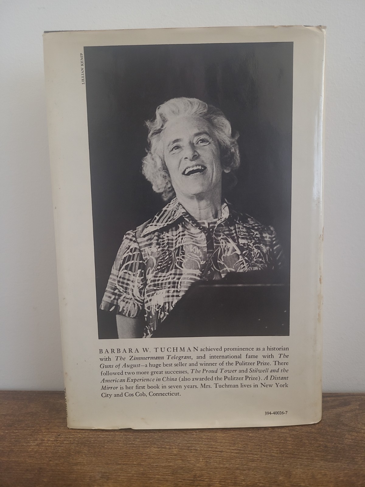 Barbara Tuchman A Distant Mirror 1st Edition Eighth Printing 1978 HC DJ No Tears