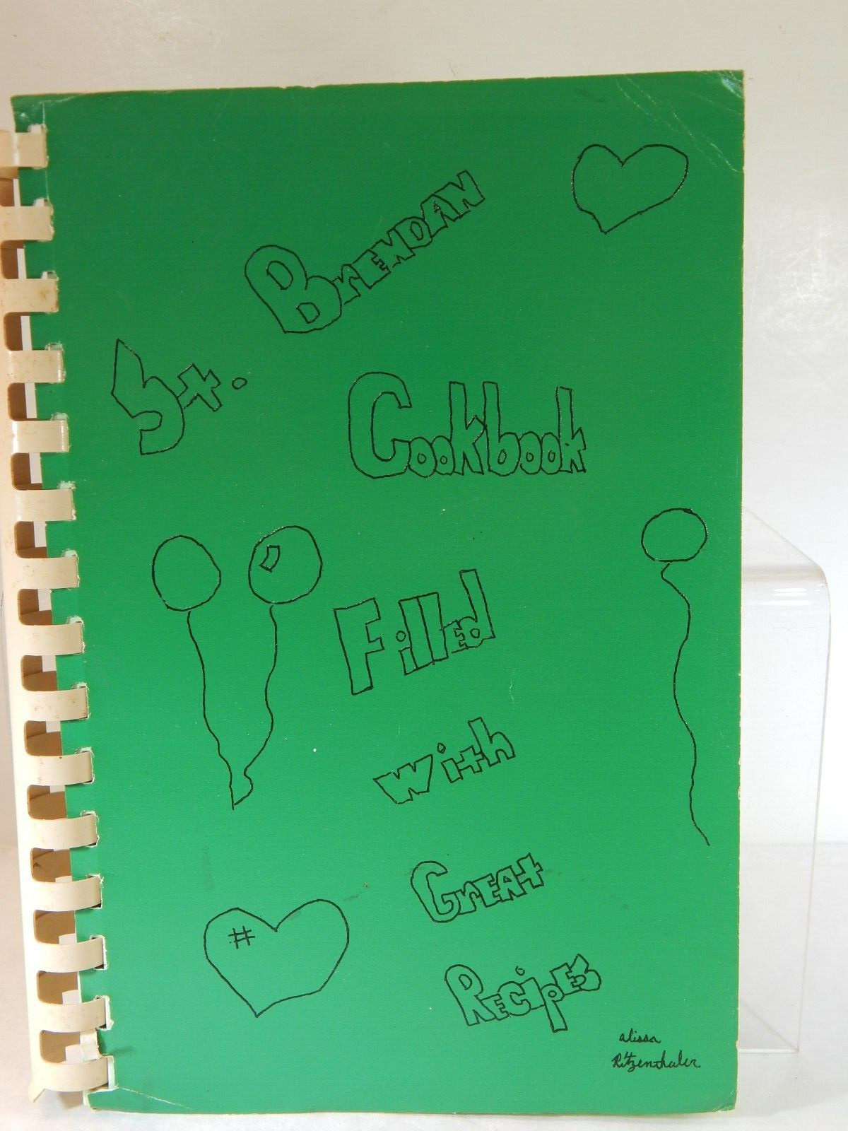 Vintage Saint Brendan Catholic Church Recipes Cookbook, Hilliard, Ohio 1992