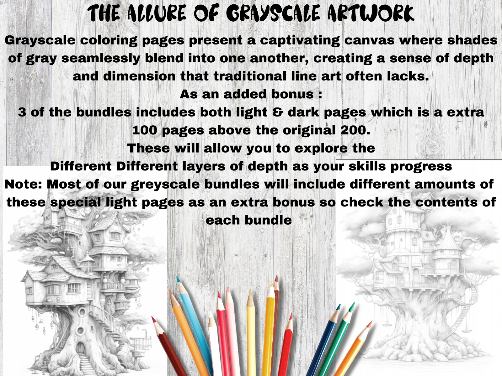 Adult Coloring Pages Bundle Tree Houses bundle 200 pages Printable Pages