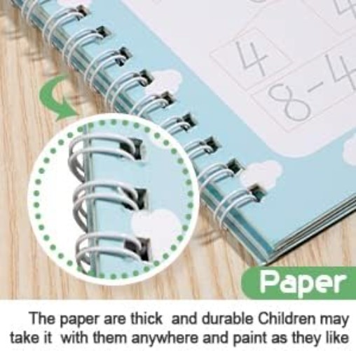 Children’s Reusable Writing Practice Copybooks – Featuring Magic Ink & Templates